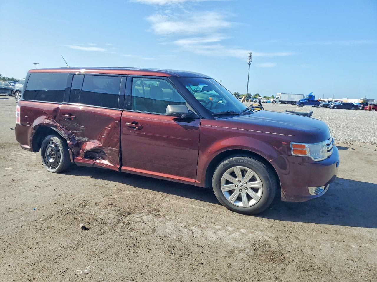 2012 Ford Flex Se Burgundy vin: 2FMGK5BC7CBD18211