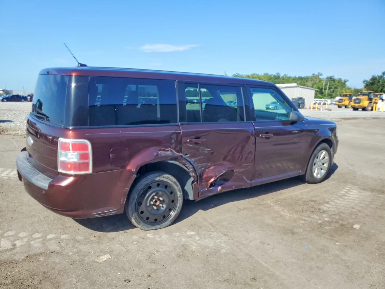 2012 Ford Flex Se Burgundy vin: 2FMGK5BC7CBD18211