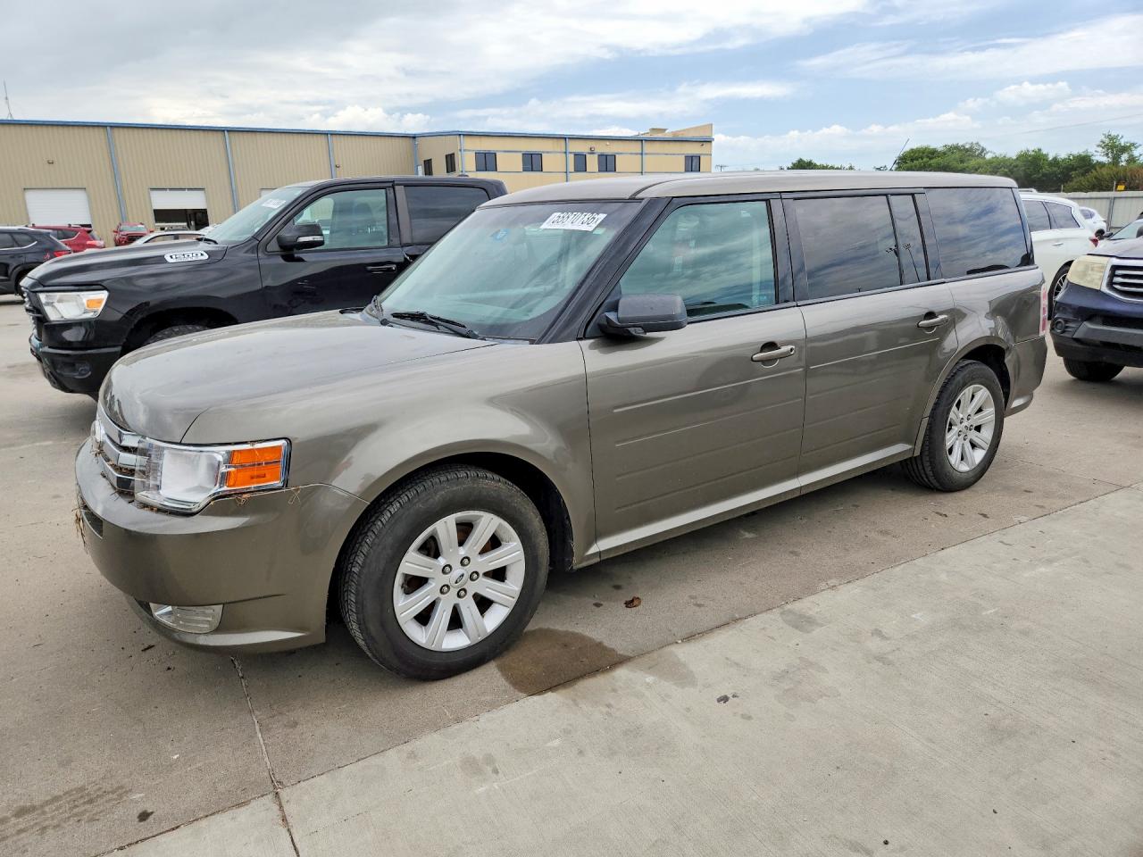 2012 Ford Flex Se Tan vin: 2FMGK5BC7CBD20282