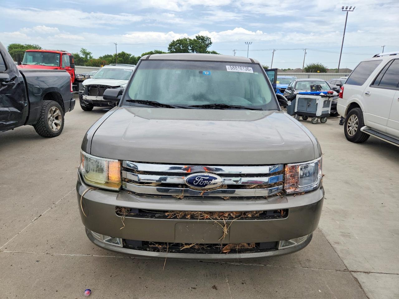 2012 Ford Flex Se Tan vin: 2FMGK5BC7CBD20282