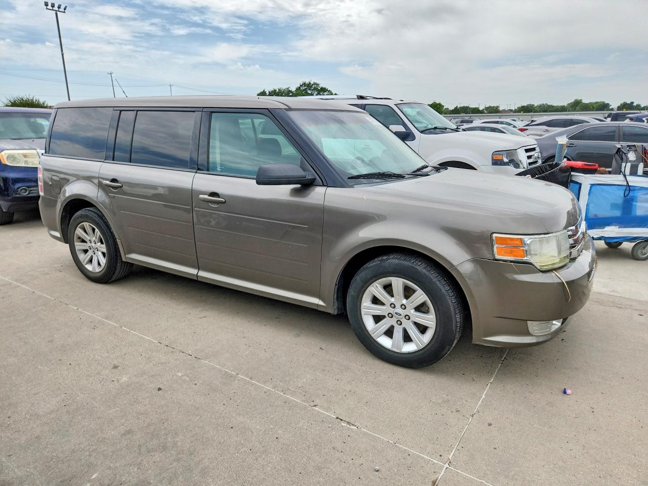 2012 Ford Flex Se Tan vin: 2FMGK5BC7CBD20282