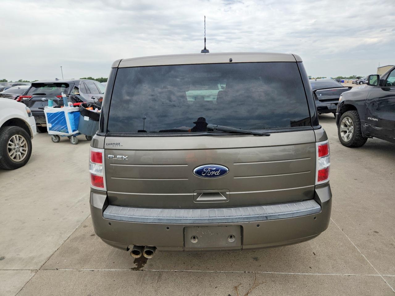 2012 Ford Flex Se Tan vin: 2FMGK5BC7CBD20282