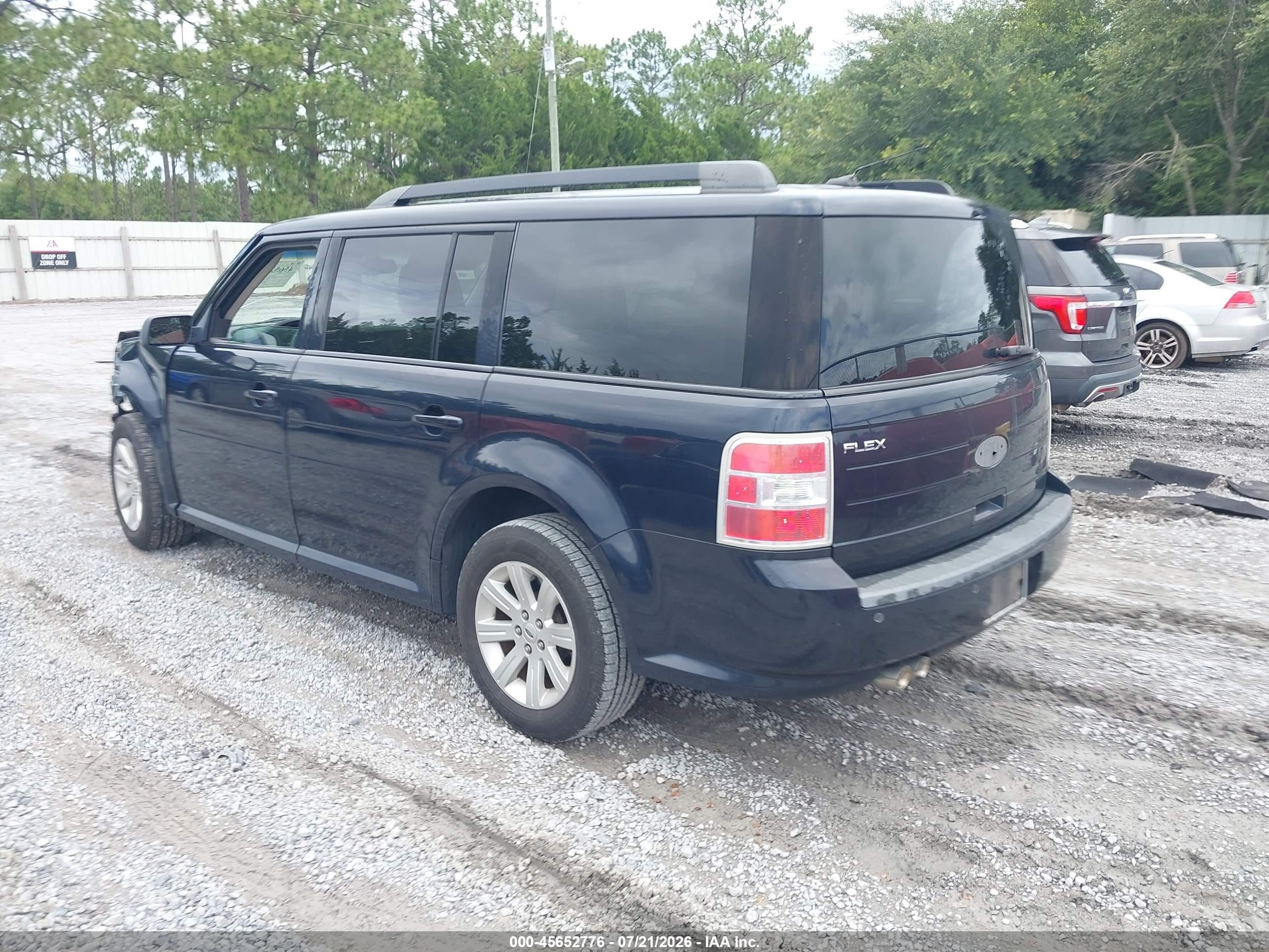 2010 Ford Flex Se Dark Blue vin: 2FMGK5BC8ABA70564