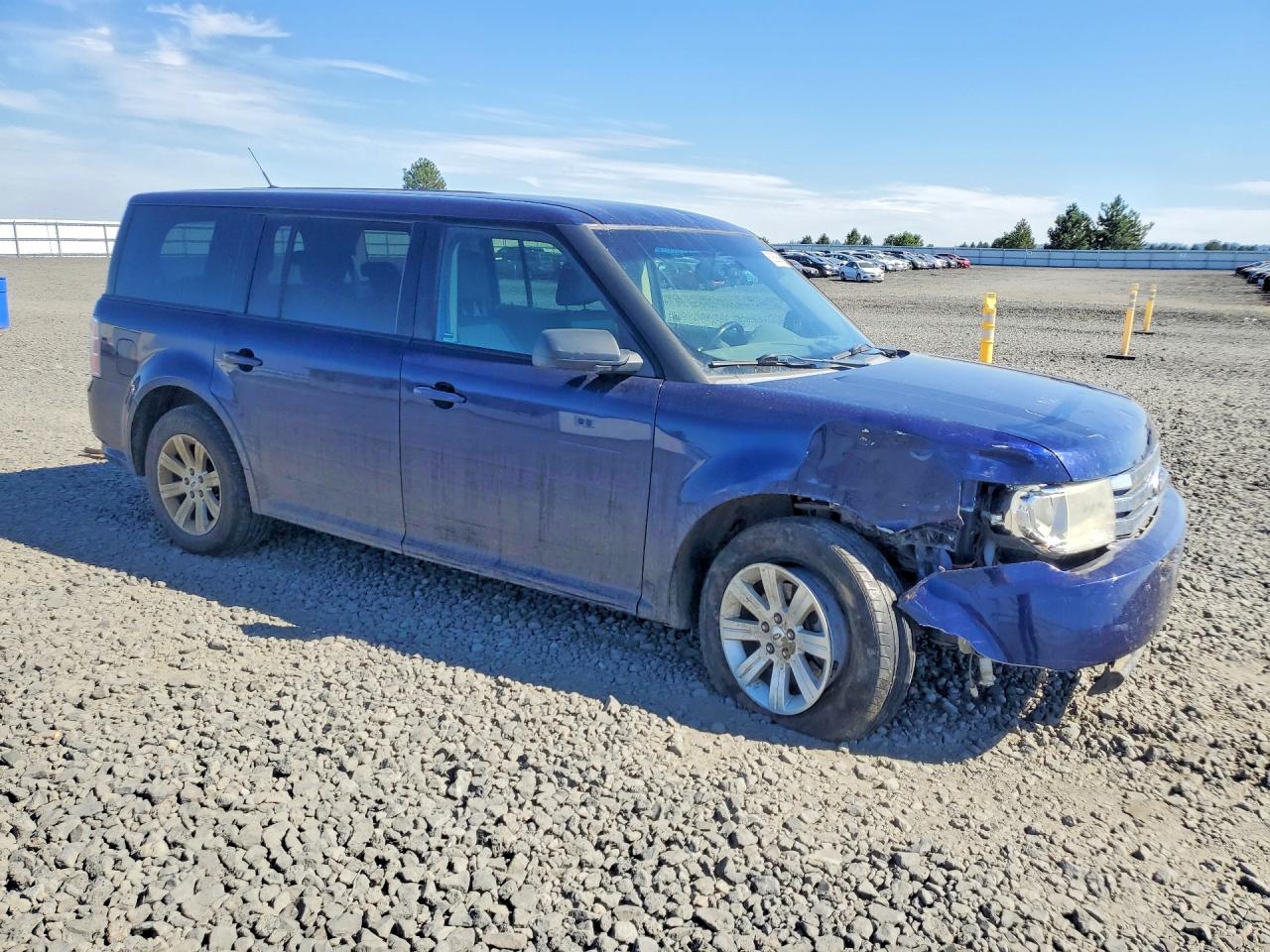 2011 Ford Flex Se Blue vin: 2FMGK5BC8BBD21729