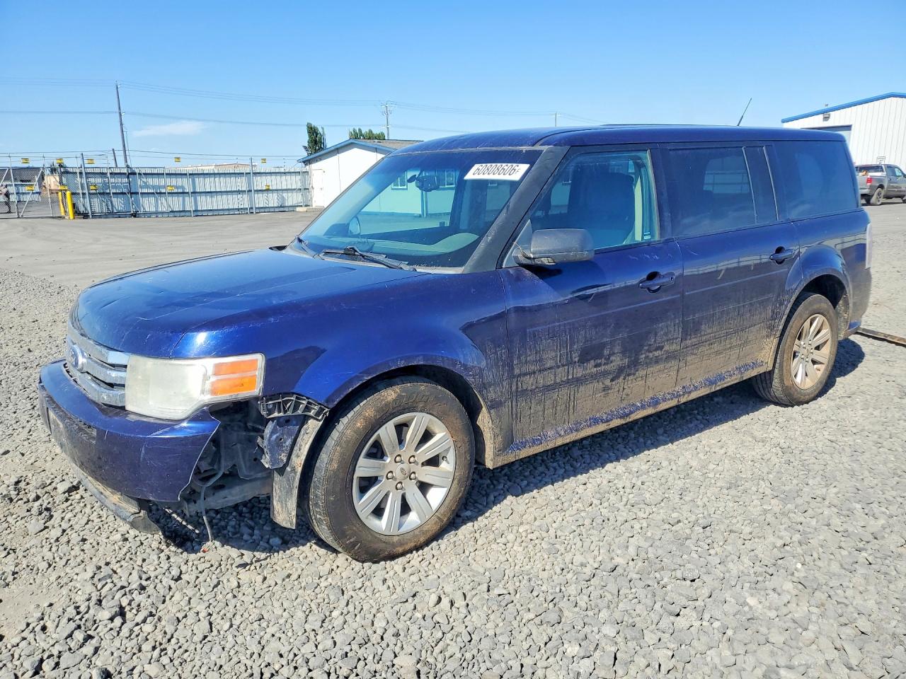 2011 Ford Flex Se Blue vin: 2FMGK5BC8BBD21729