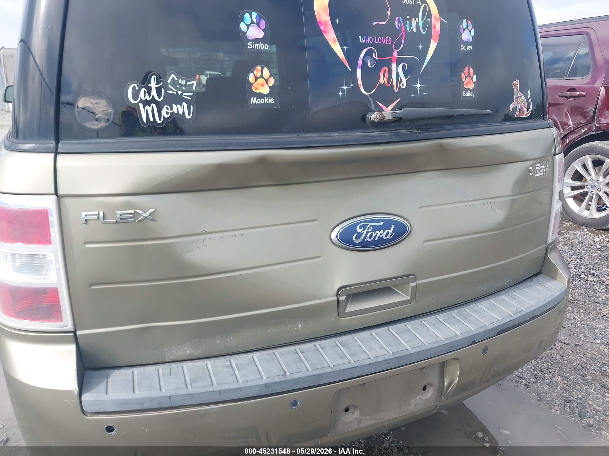 2012 Ford Flex Se Green vin: 2FMGK5BC8CBD00879