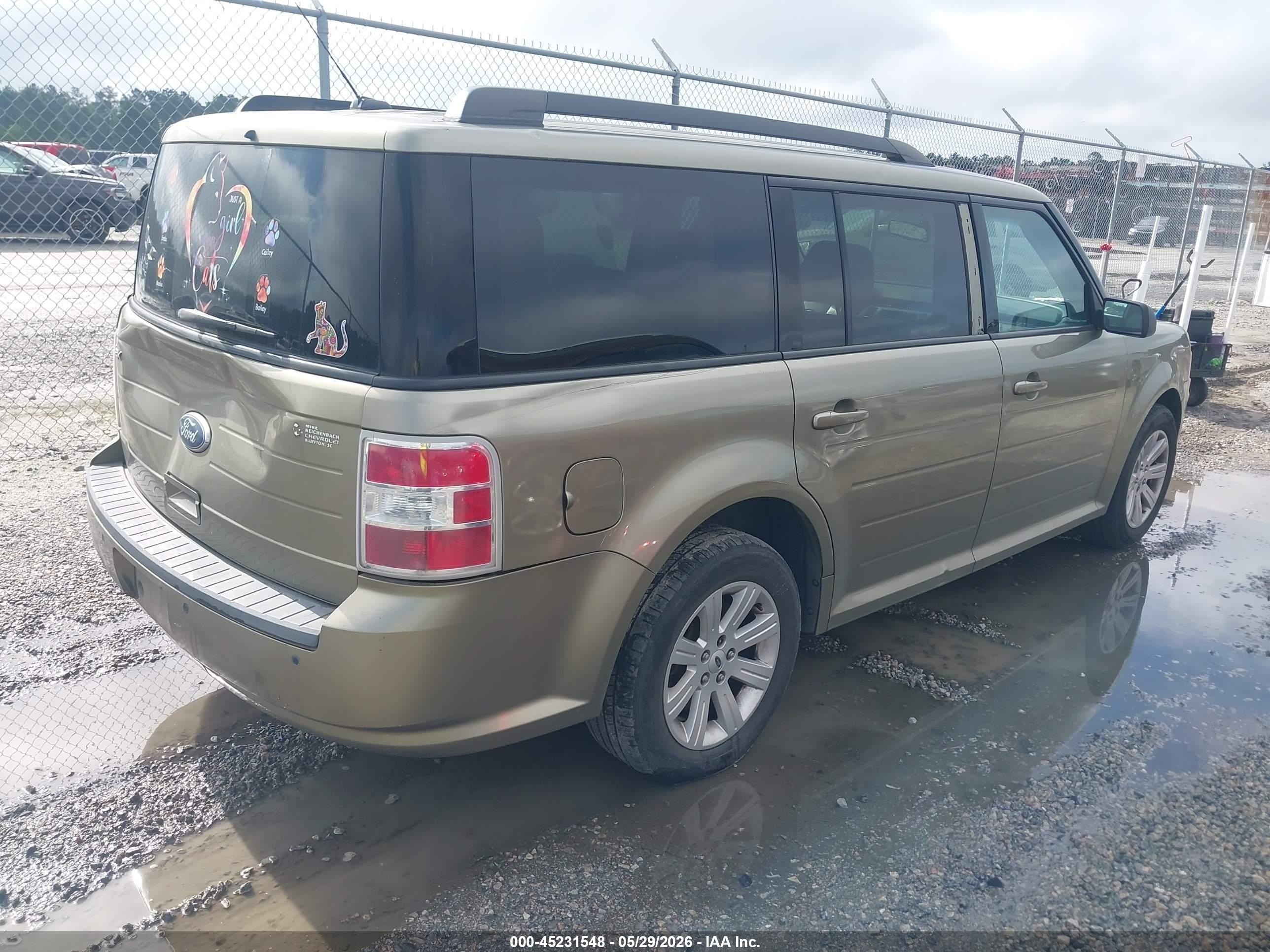 2012 Ford Flex Se Green vin: 2FMGK5BC8CBD00879