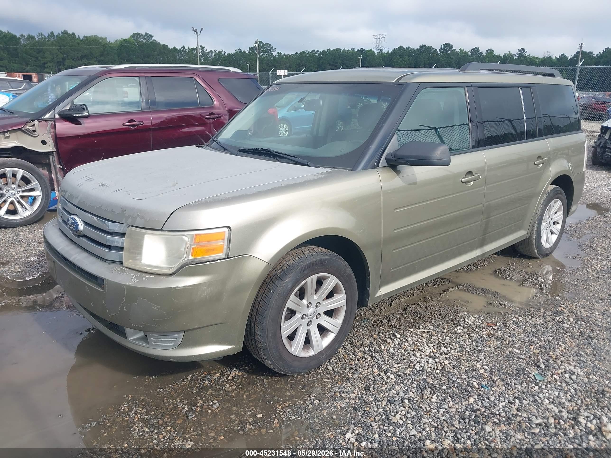 2012 Ford Flex Se Green vin: 2FMGK5BC8CBD00879