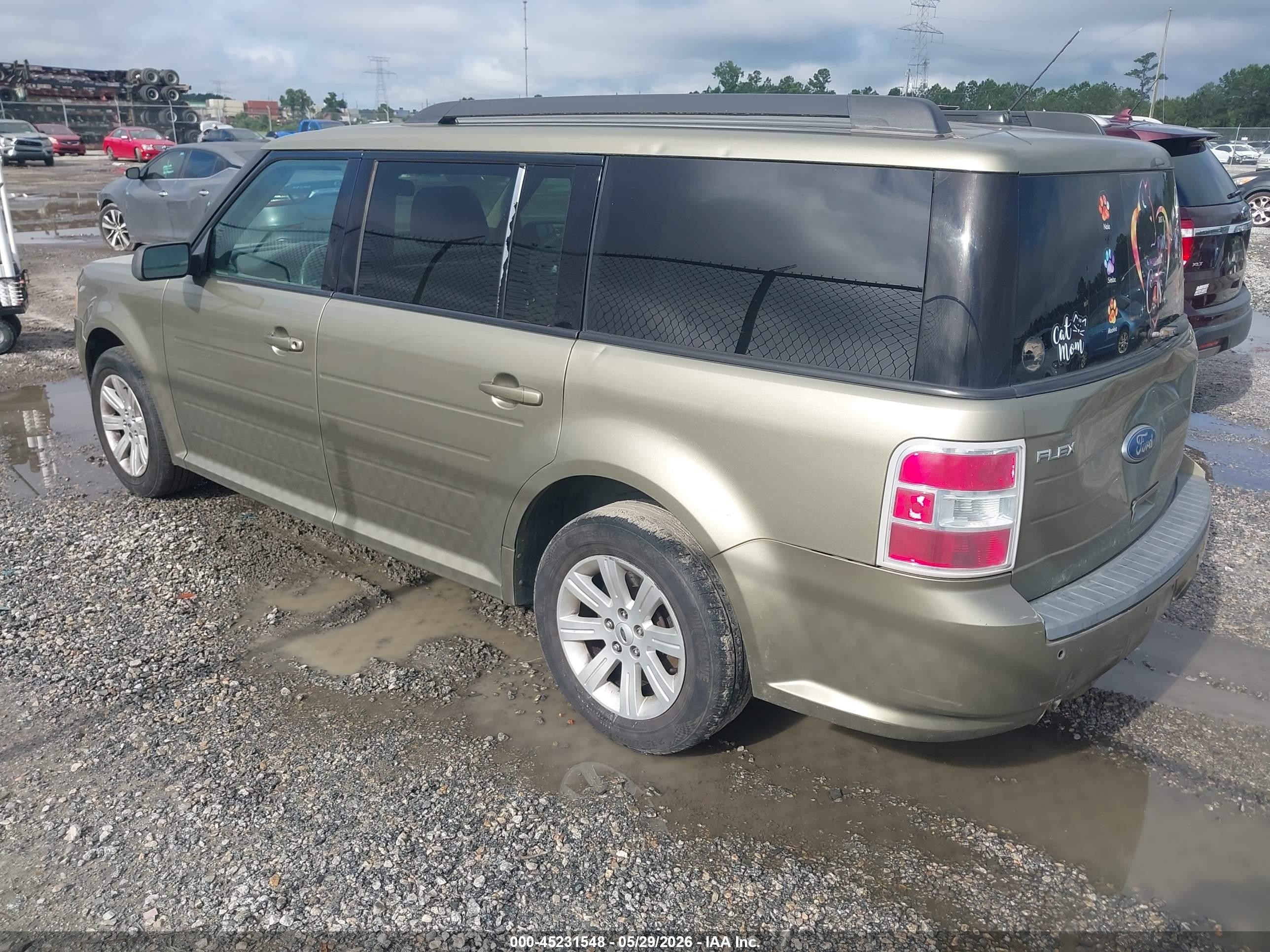 2012 Ford Flex Se Green vin: 2FMGK5BC8CBD00879