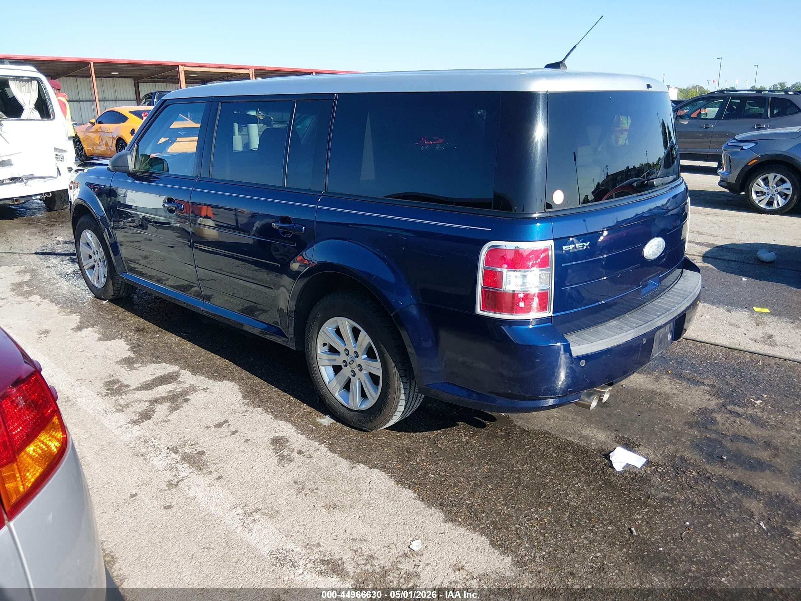 2012 Ford Flex Se Blue vin: 2FMGK5BC8CBD07458