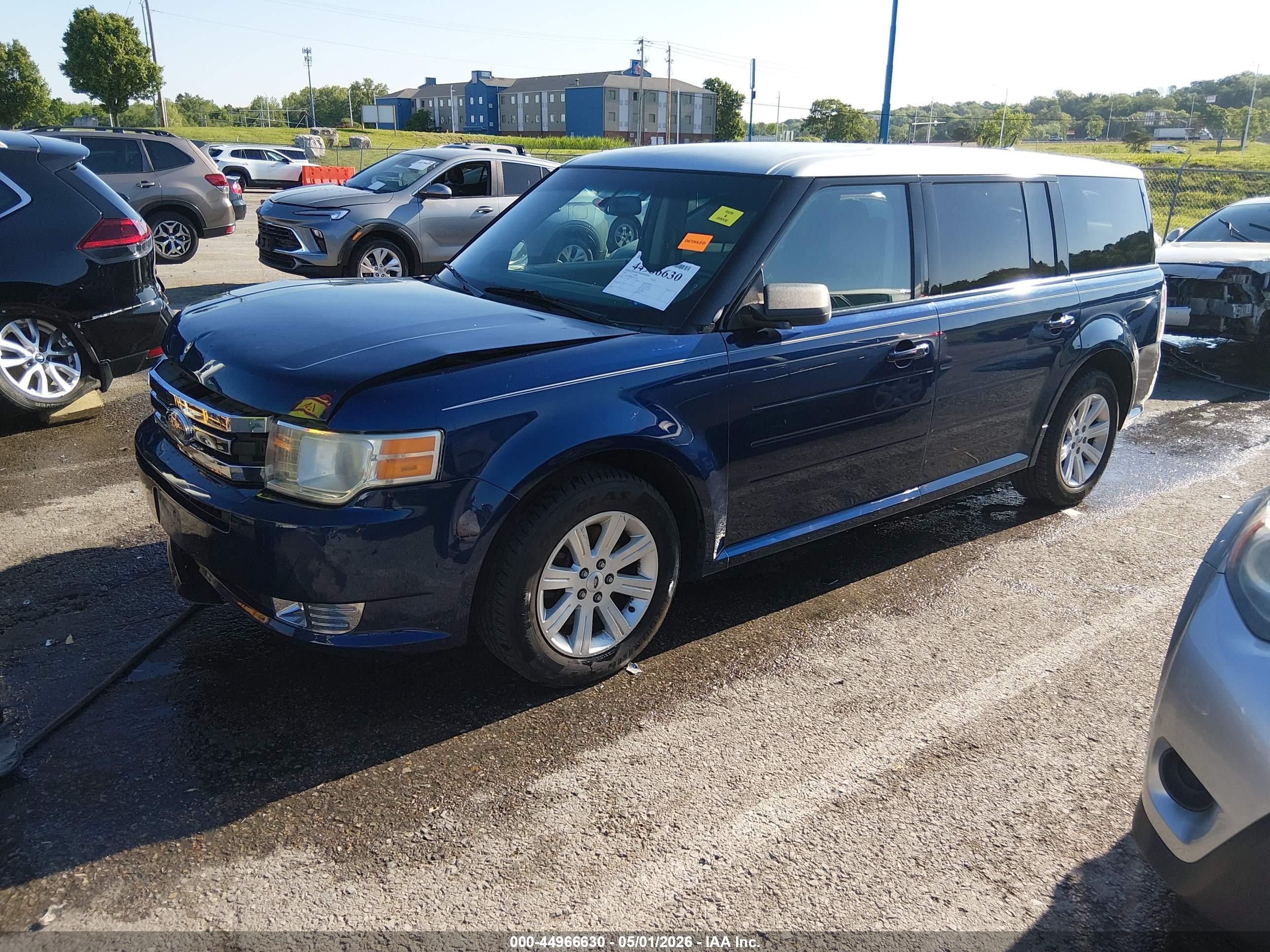 2012 Ford Flex Se Blue vin: 2FMGK5BC8CBD07458