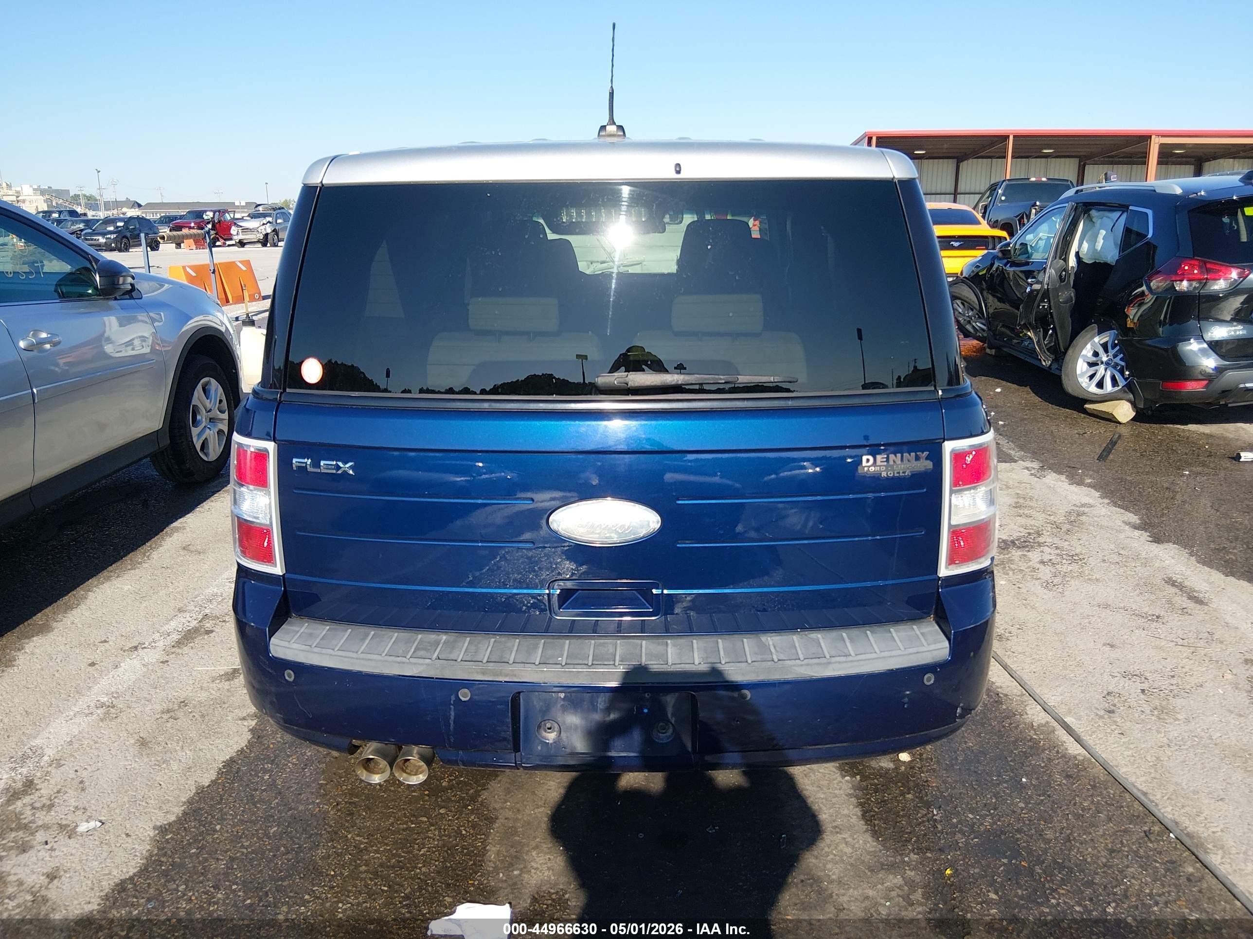2012 Ford Flex Se Blue vin: 2FMGK5BC8CBD07458