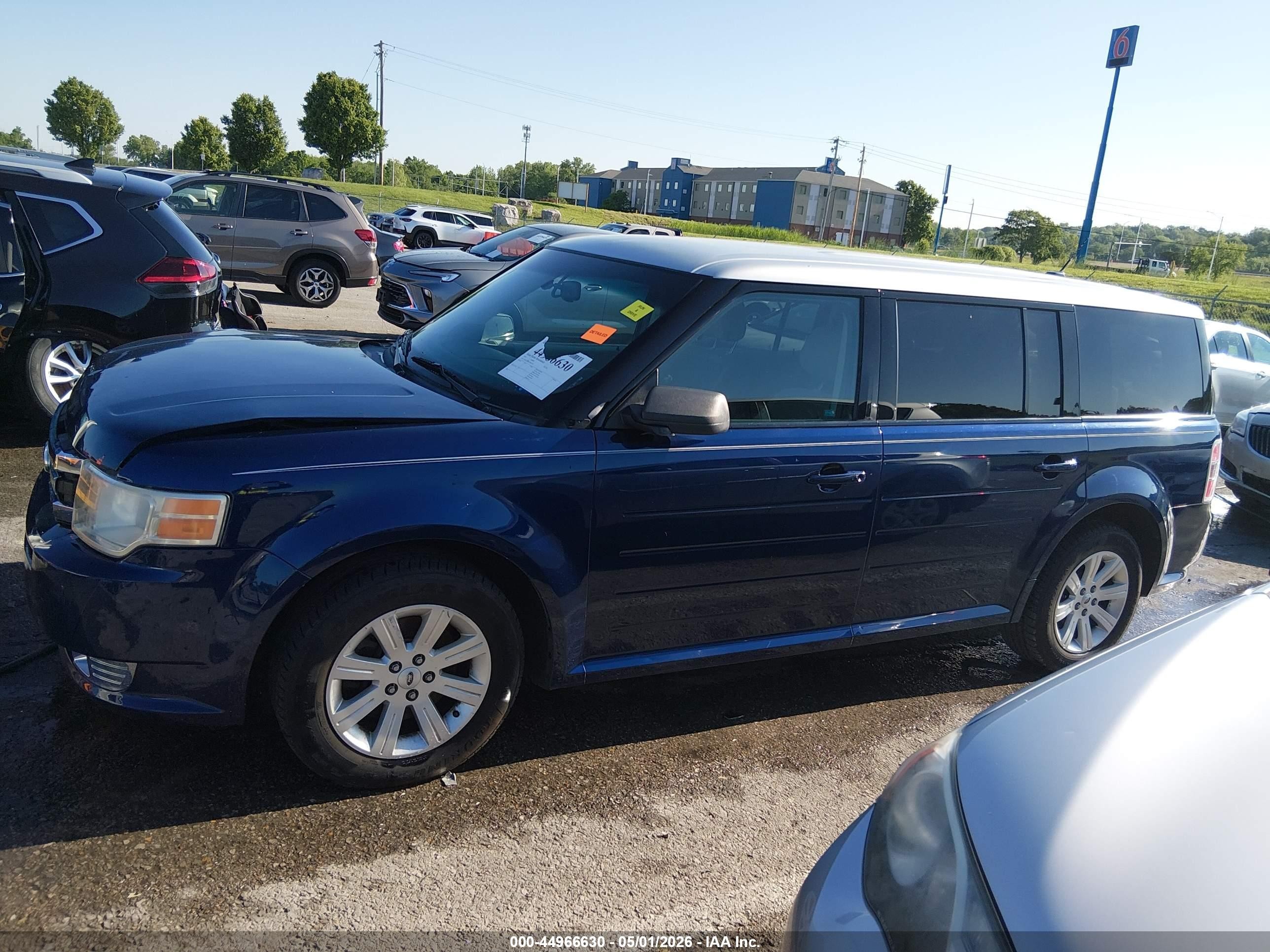 2012 Ford Flex Se Blue vin: 2FMGK5BC8CBD07458