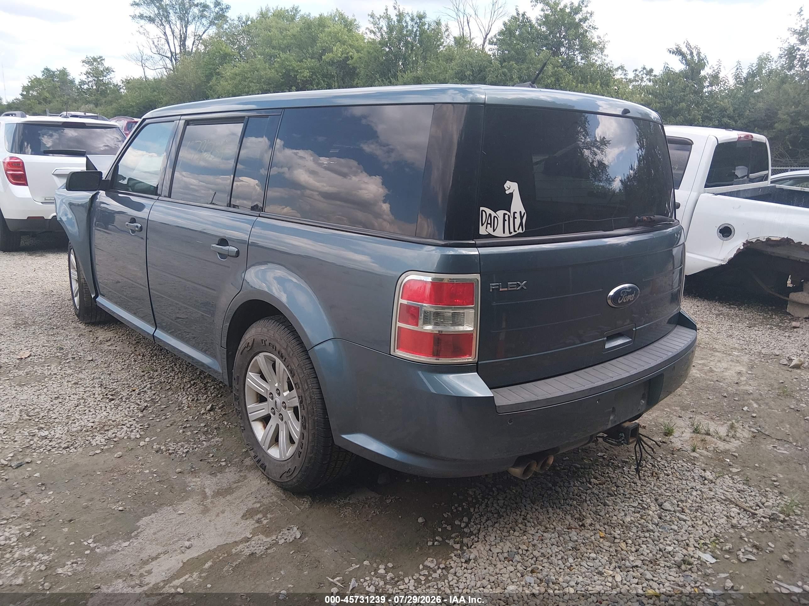 2010 Ford Flex Se Blue vin: 2FMGK5BC9ABA99099