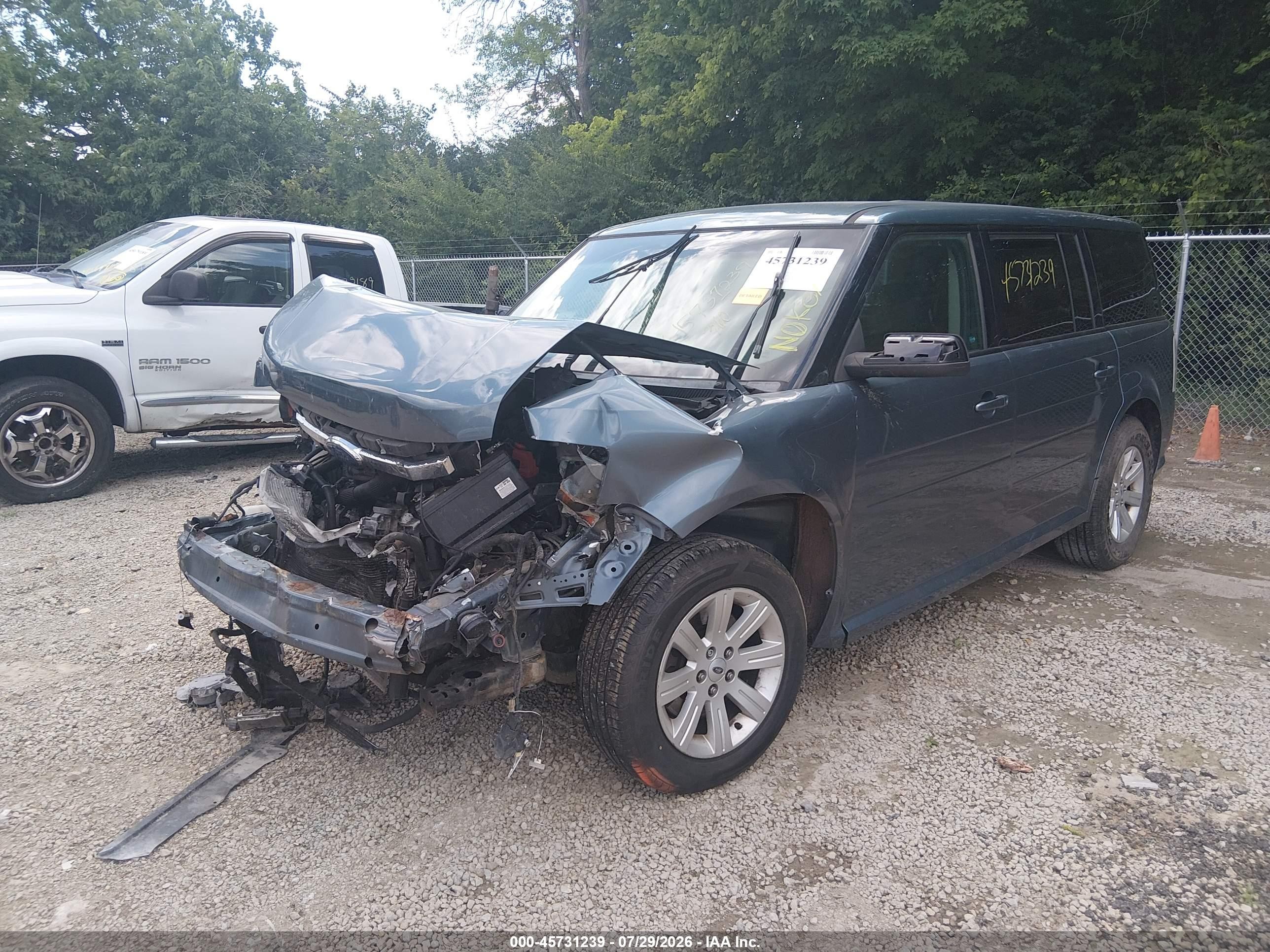 2010 Ford Flex Se Blue vin: 2FMGK5BC9ABA99099