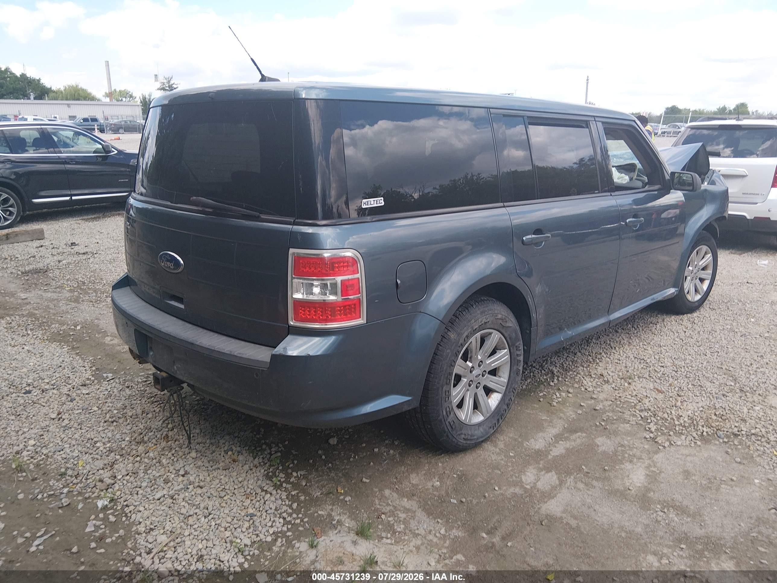2010 Ford Flex Se Blue vin: 2FMGK5BC9ABA99099