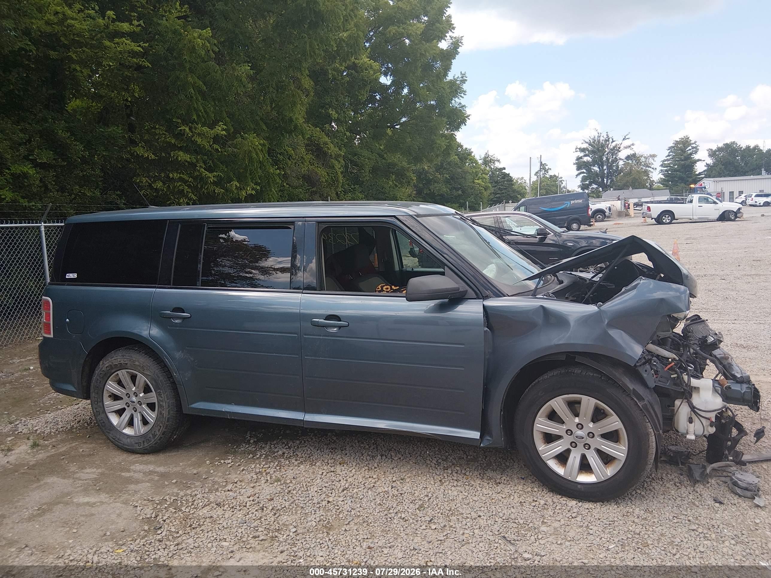 2010 Ford Flex Se Blue vin: 2FMGK5BC9ABA99099