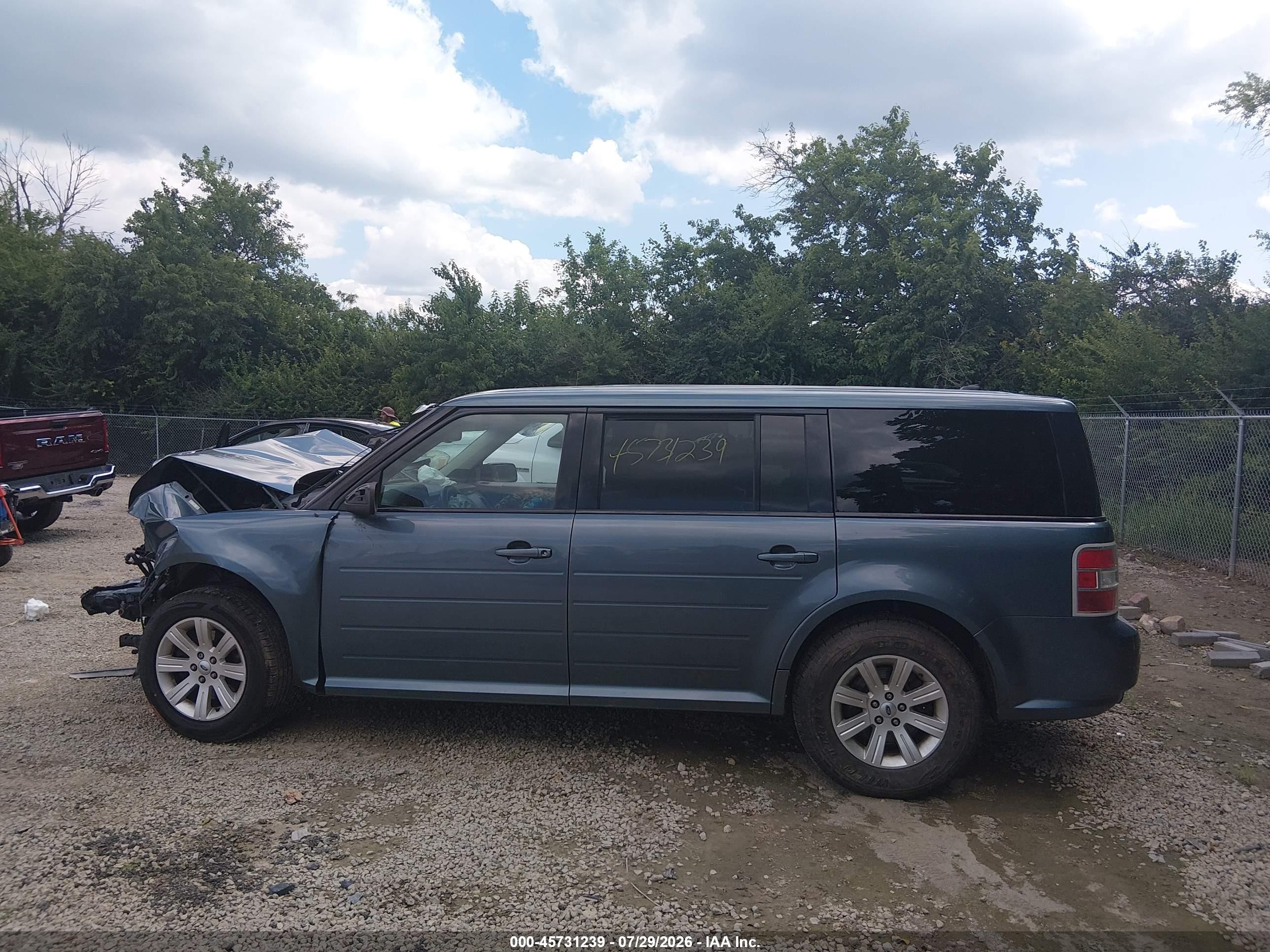 2010 Ford Flex Se Blue vin: 2FMGK5BC9ABA99099