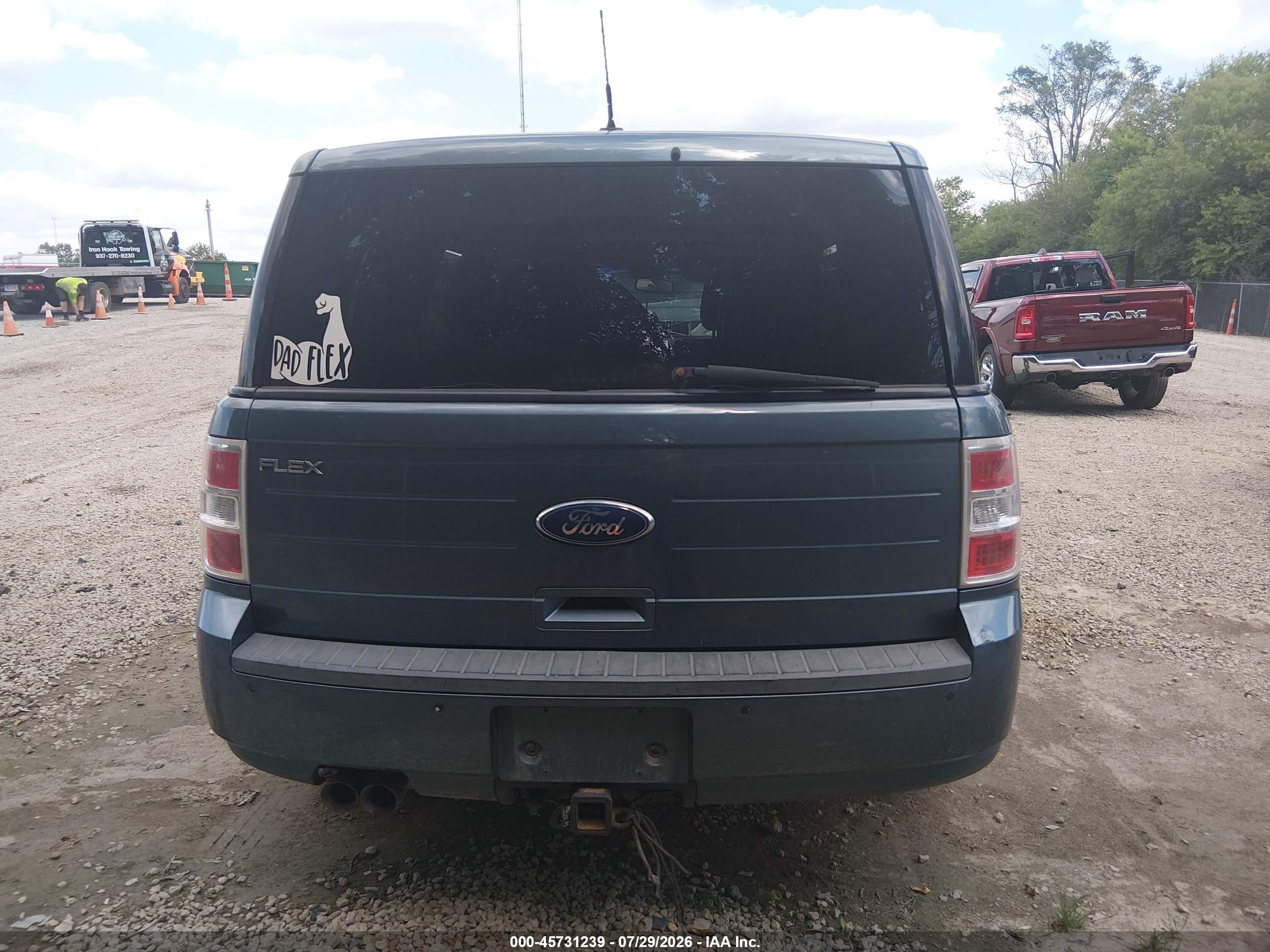 2010 Ford Flex Se Blue vin: 2FMGK5BC9ABA99099