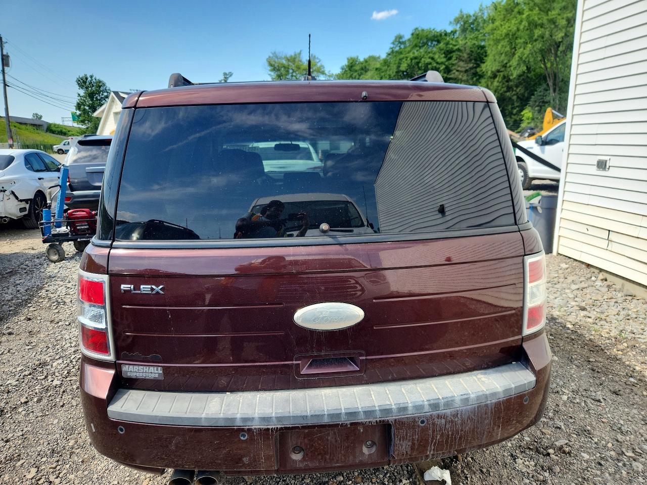 2012 Ford Flex Se Maroon vin: 2FMGK5BC9CBD09266