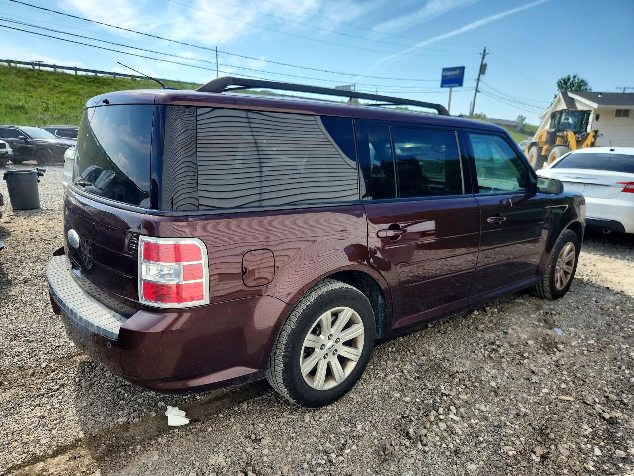 2012 Ford Flex Se Maroon vin: 2FMGK5BC9CBD09266