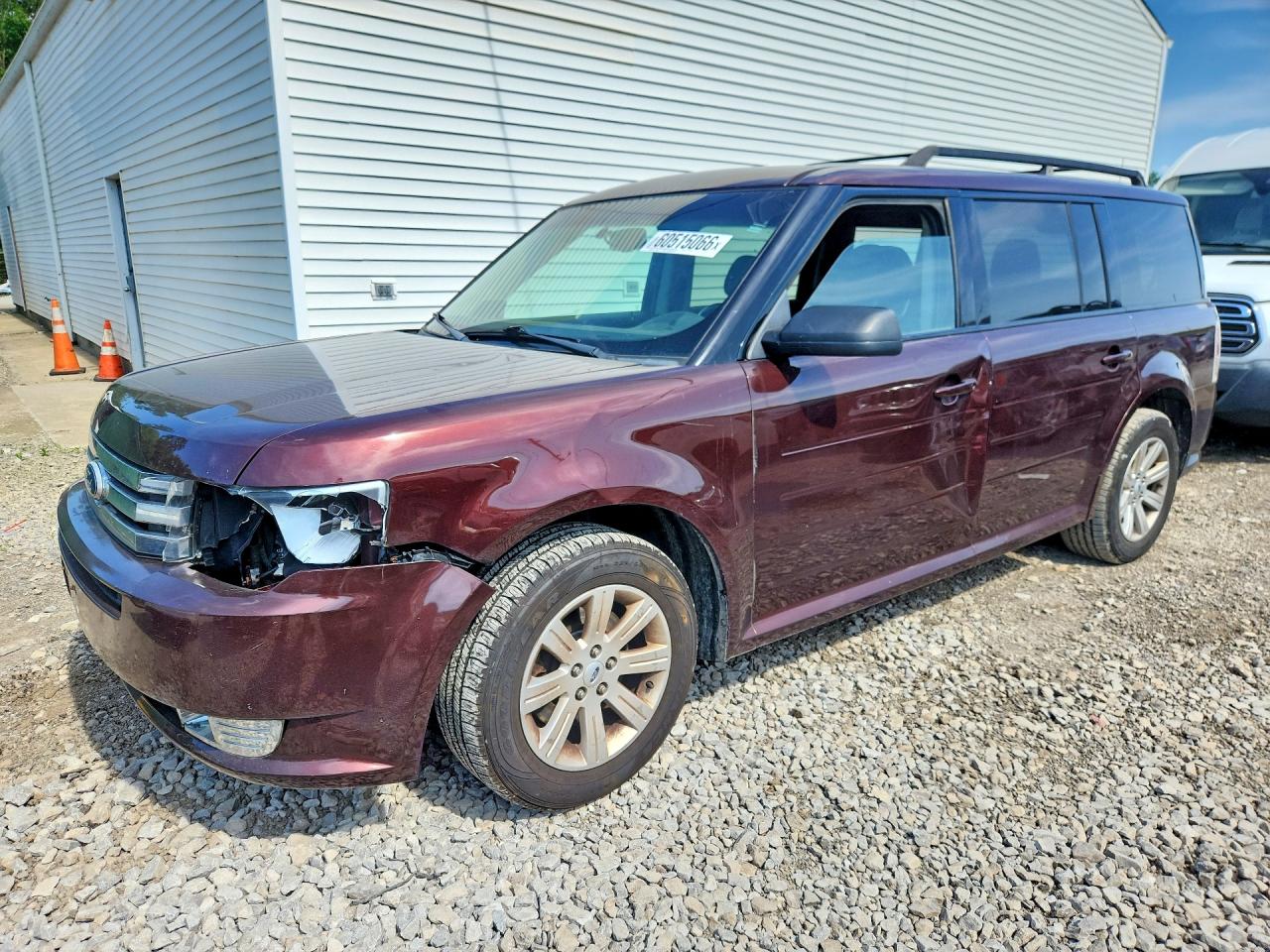 2012 Ford Flex Se Maroon vin: 2FMGK5BC9CBD09266