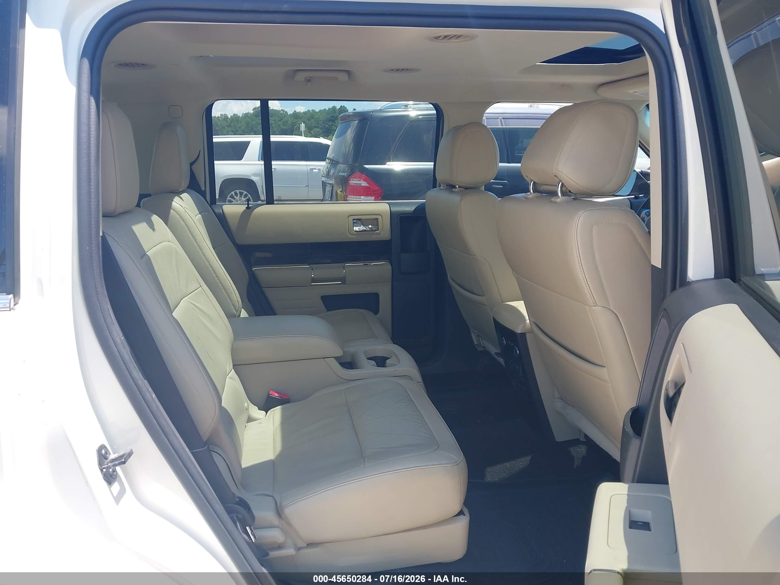 2013 Ford Flex Sel White vin: 2FMGK5C80DBD17834
