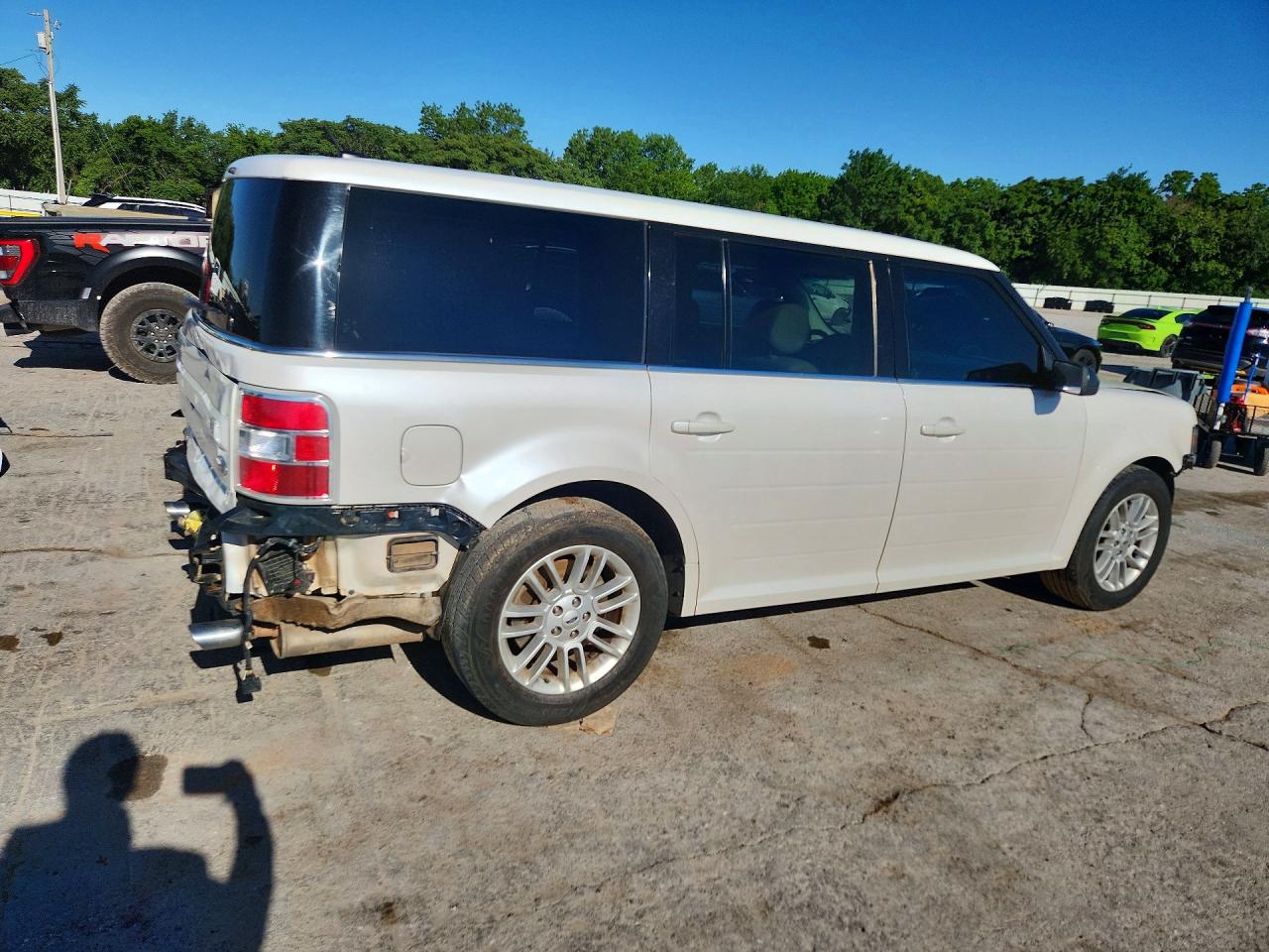 2013 Ford Flex Sel Белый vin: 2FMGK5C80DBD24721