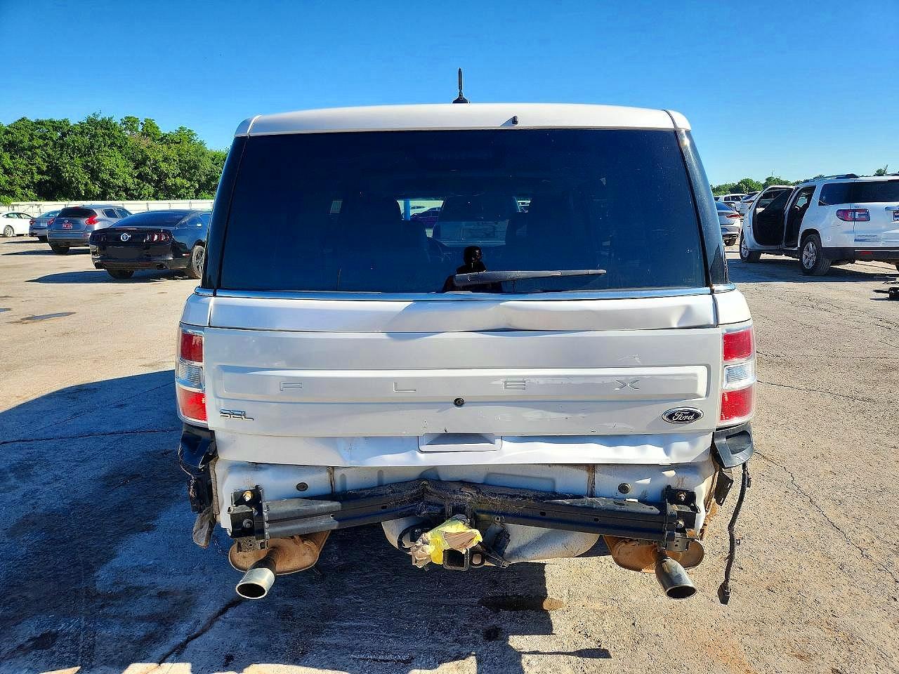 2013 Ford Flex Sel Белый vin: 2FMGK5C80DBD24721
