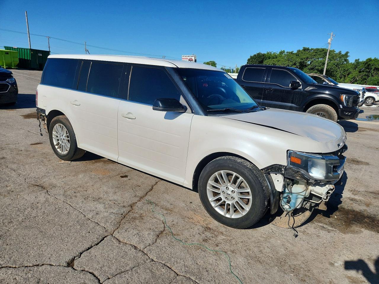 2013 Ford Flex Sel Белый vin: 2FMGK5C80DBD24721