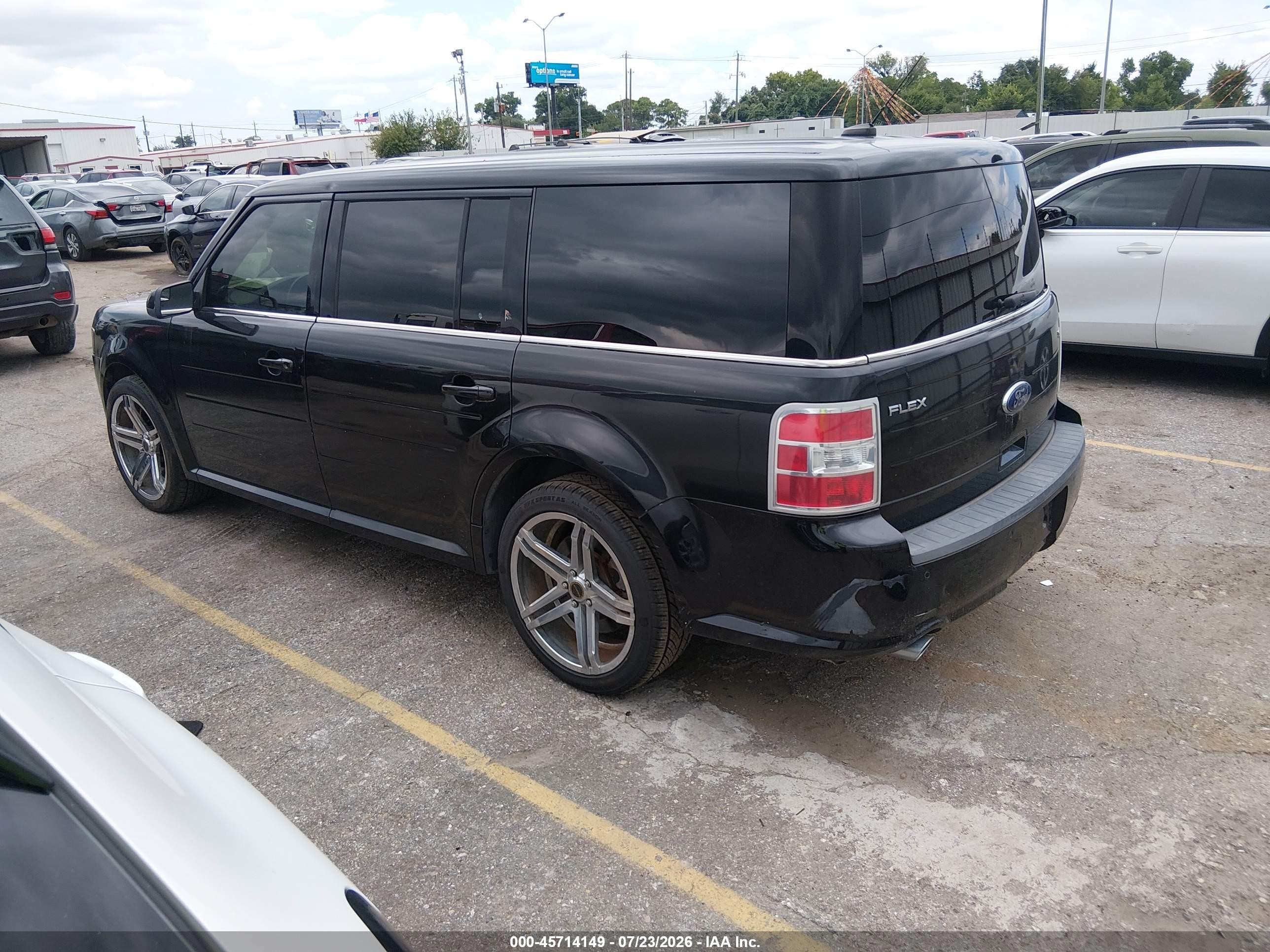 2013 Ford Flex Sel Black vin: 2FMGK5C80DBD26551
