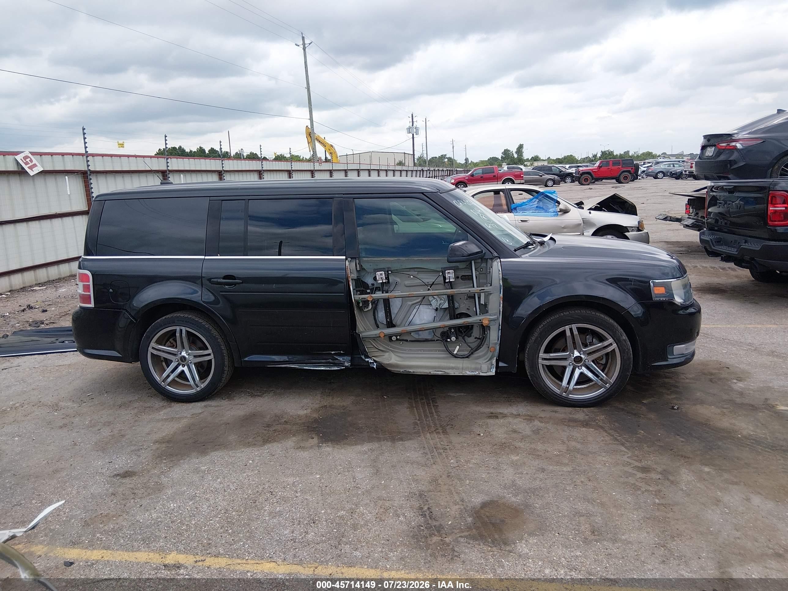 2013 Ford Flex Sel Black vin: 2FMGK5C80DBD26551