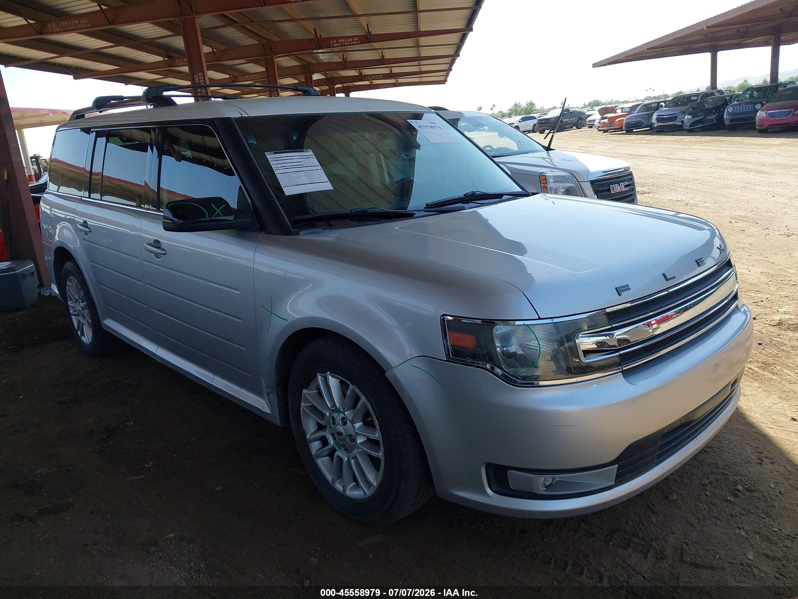 2013 Ford Flex Sel Silver vin: 2FMGK5C80DBD30597