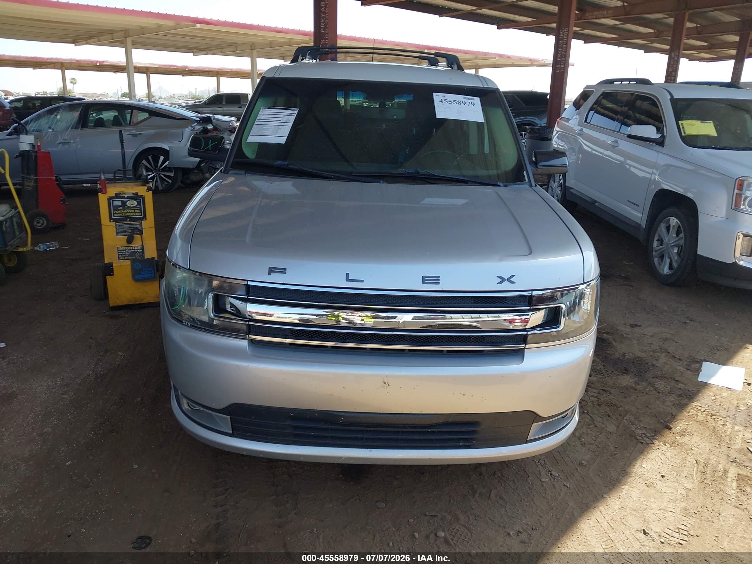 2013 Ford Flex Sel Silver vin: 2FMGK5C80DBD30597