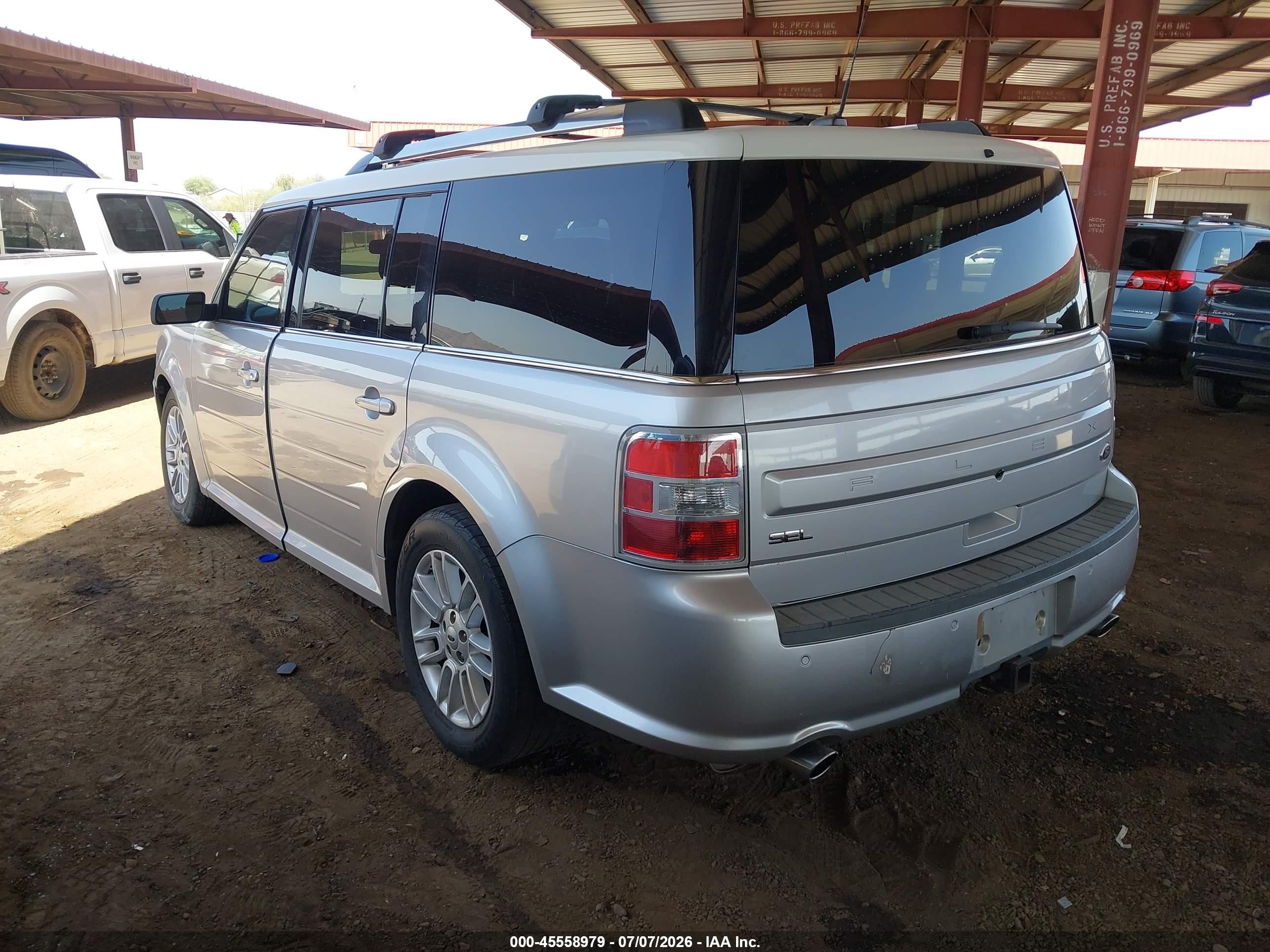 2013 Ford Flex Sel Silver vin: 2FMGK5C80DBD30597