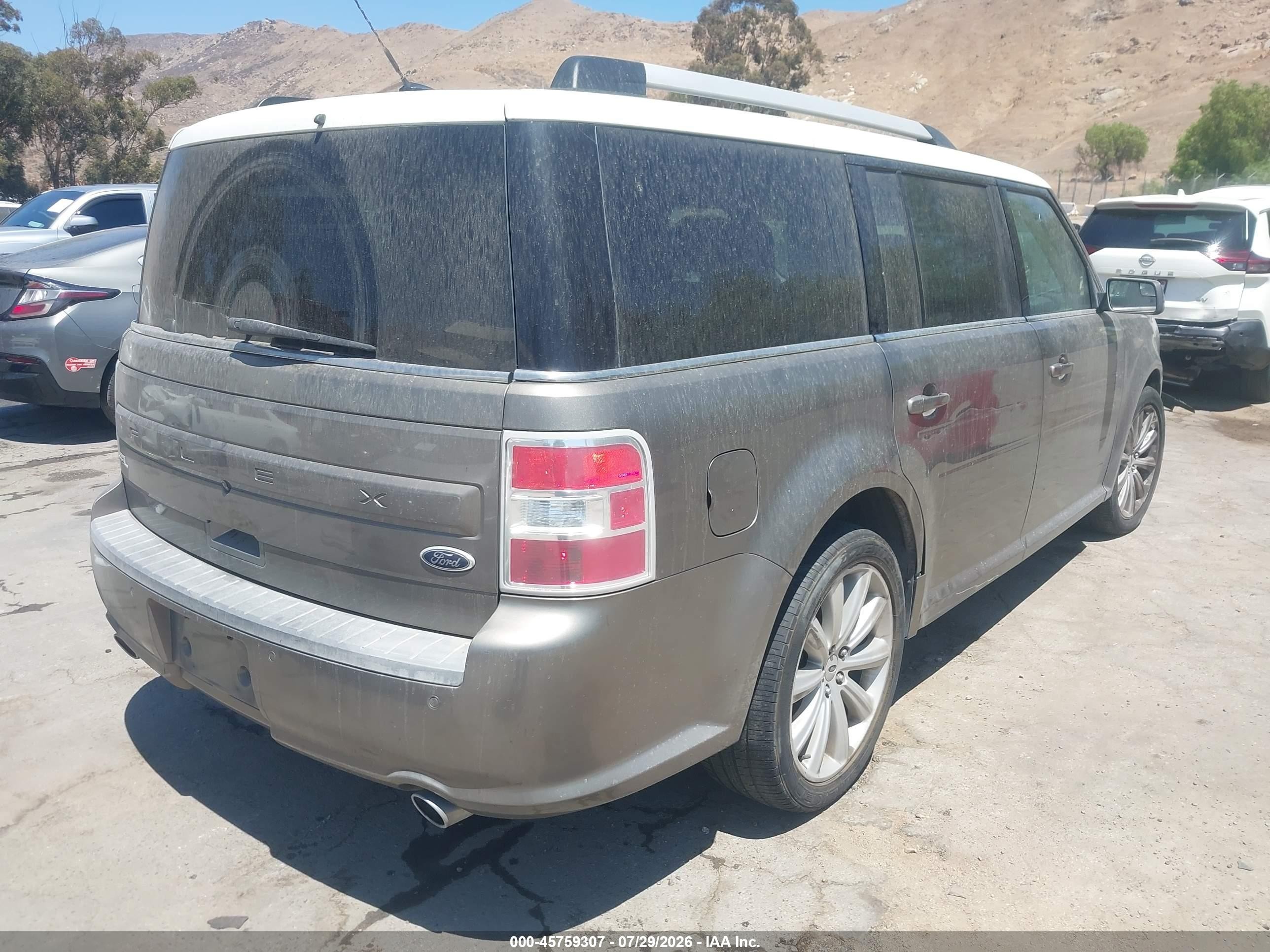 2014 Ford Flex Sel Gray vin: 2FMGK5C80EBD00274