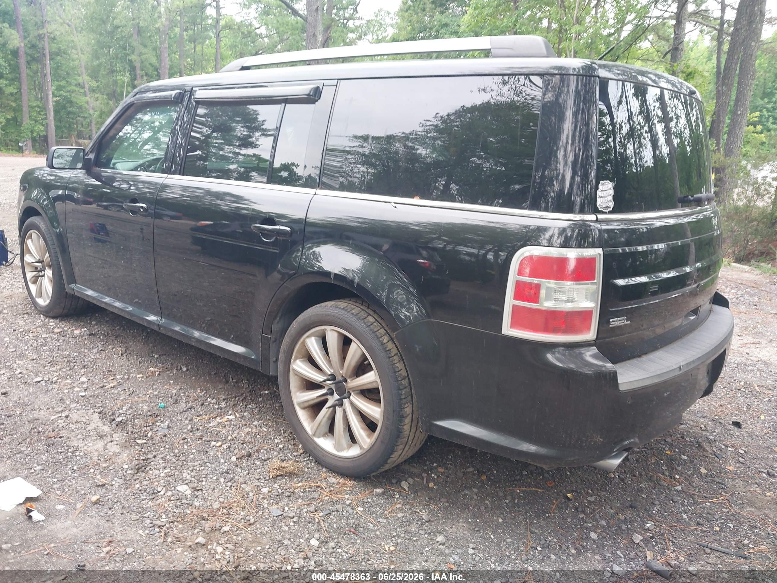 2014 Ford Flex Sel Black vin: 2FMGK5C80EBD05300