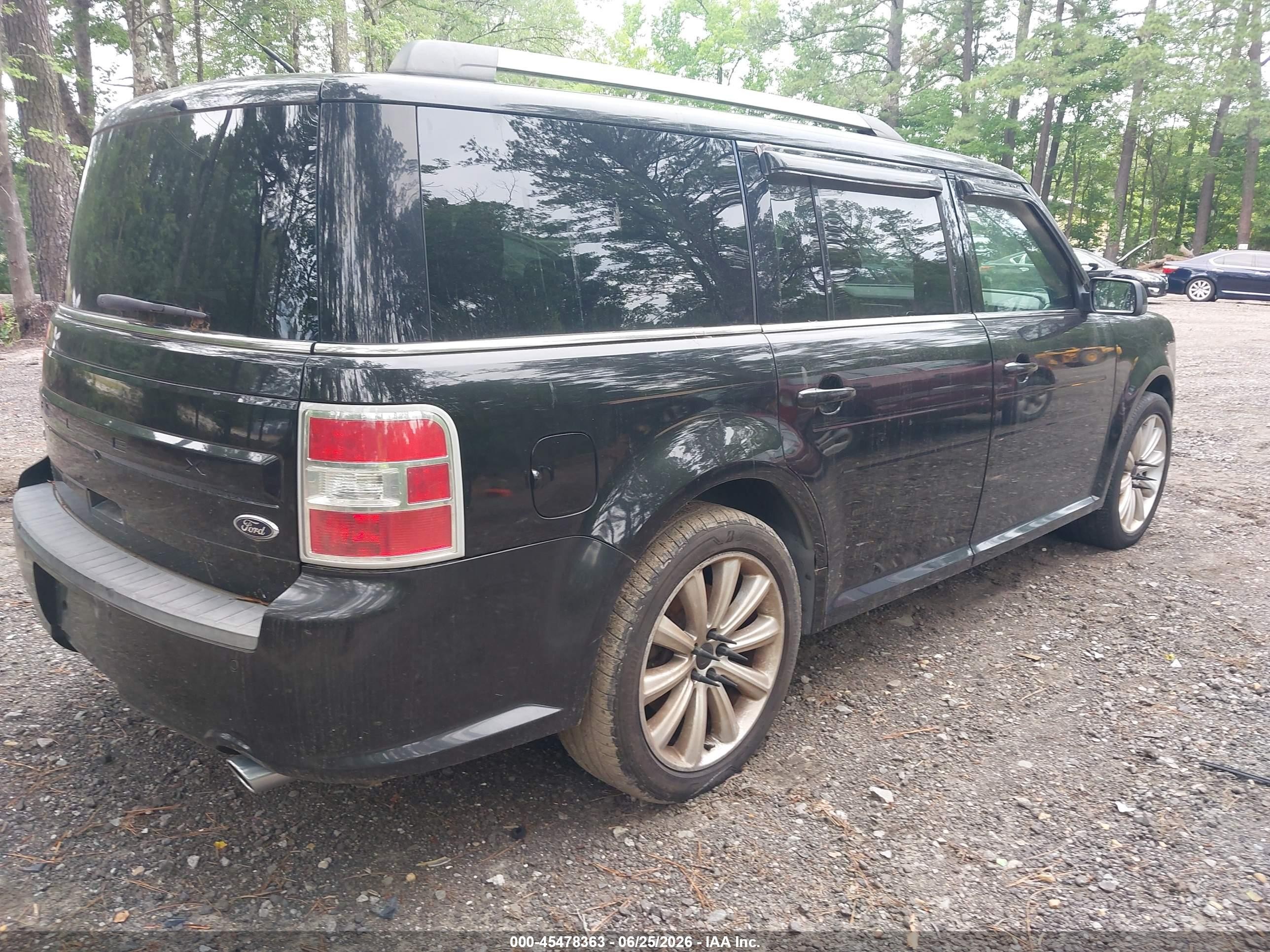 2014 Ford Flex Sel Black vin: 2FMGK5C80EBD05300
