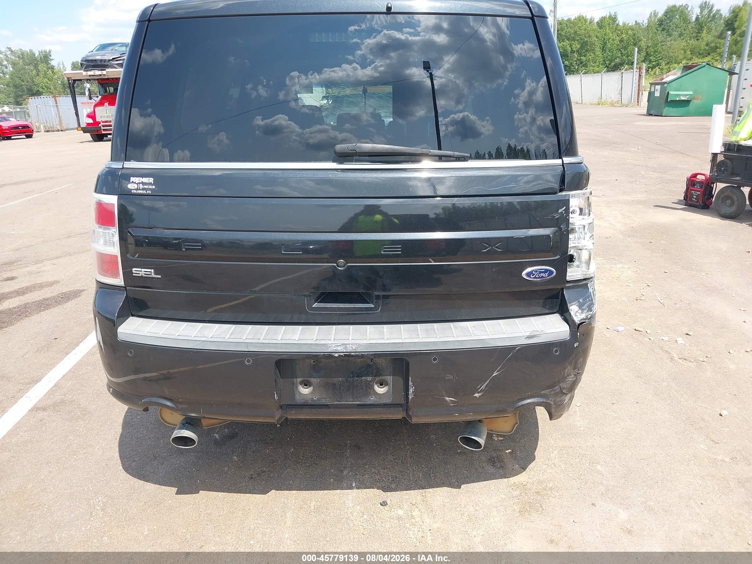 2014 Ford Flex Sel Black vin: 2FMGK5C80EBD13932