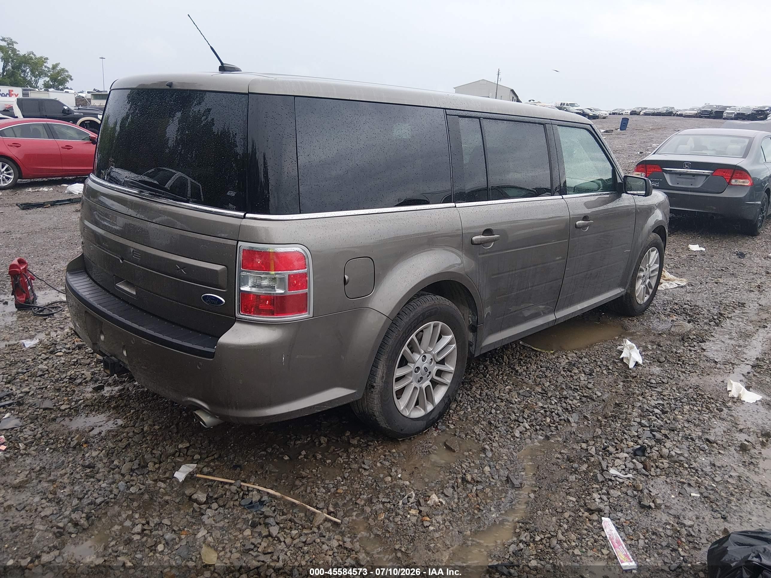 2014 Ford Flex Sel Серый vin: 2FMGK5C80EBD18905