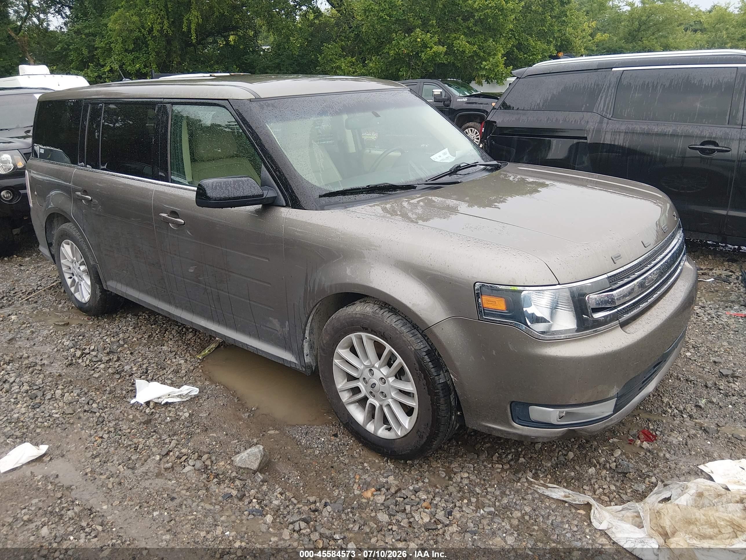 2014 Ford Flex Sel Серый vin: 2FMGK5C80EBD18905