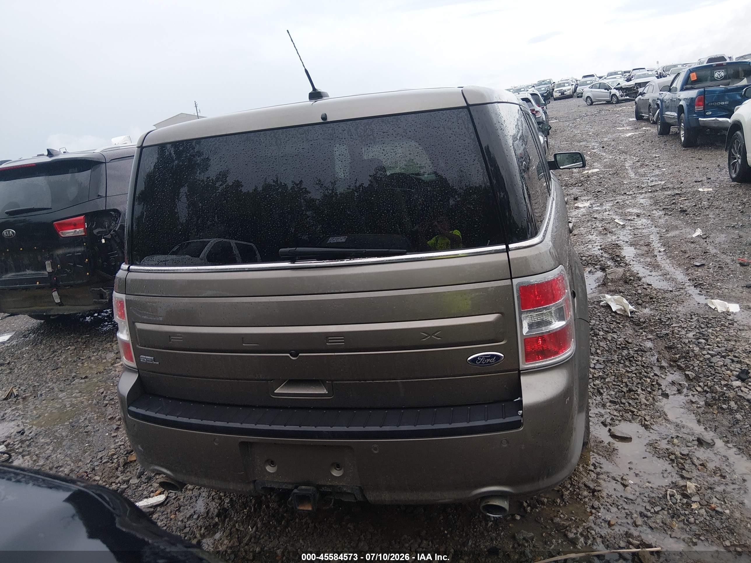 2014 Ford Flex Sel Серый vin: 2FMGK5C80EBD18905