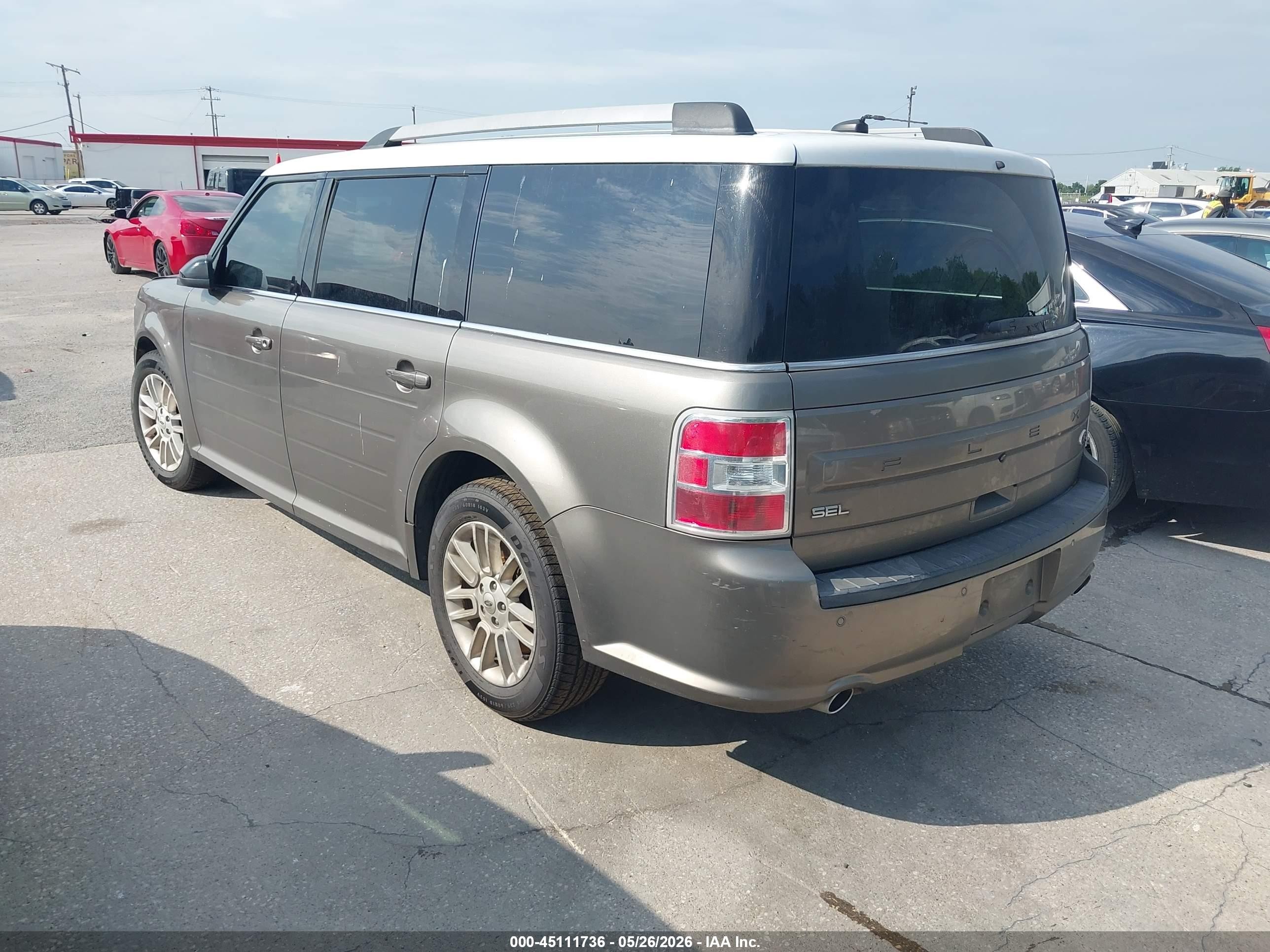 2014 Ford Flex Sel Gray vin: 2FMGK5C80EBD20766