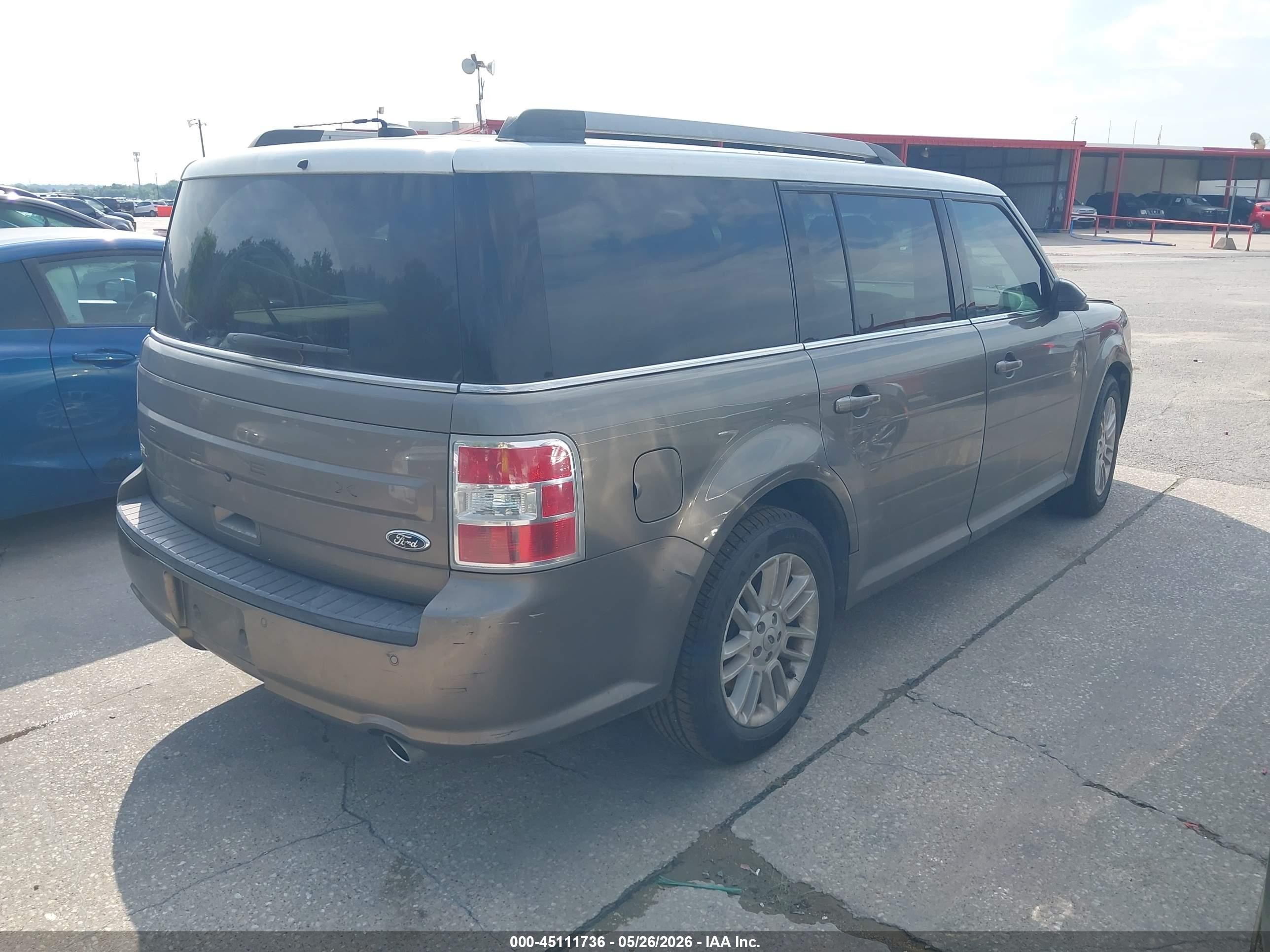 2014 Ford Flex Sel Gray vin: 2FMGK5C80EBD20766