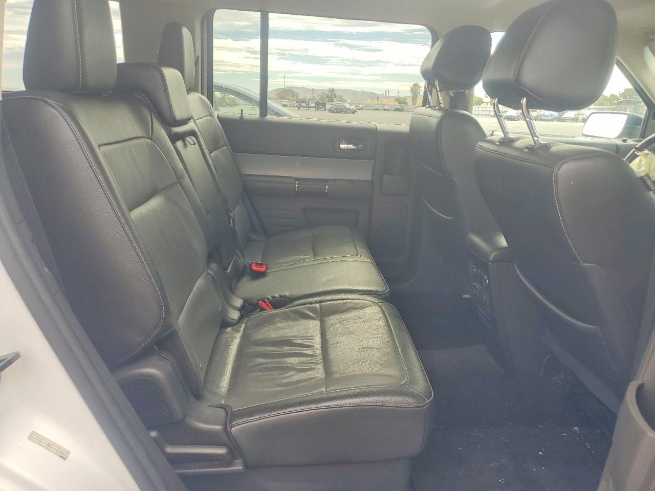 2014 Ford Flex Sel White vin: 2FMGK5C80EBD27782