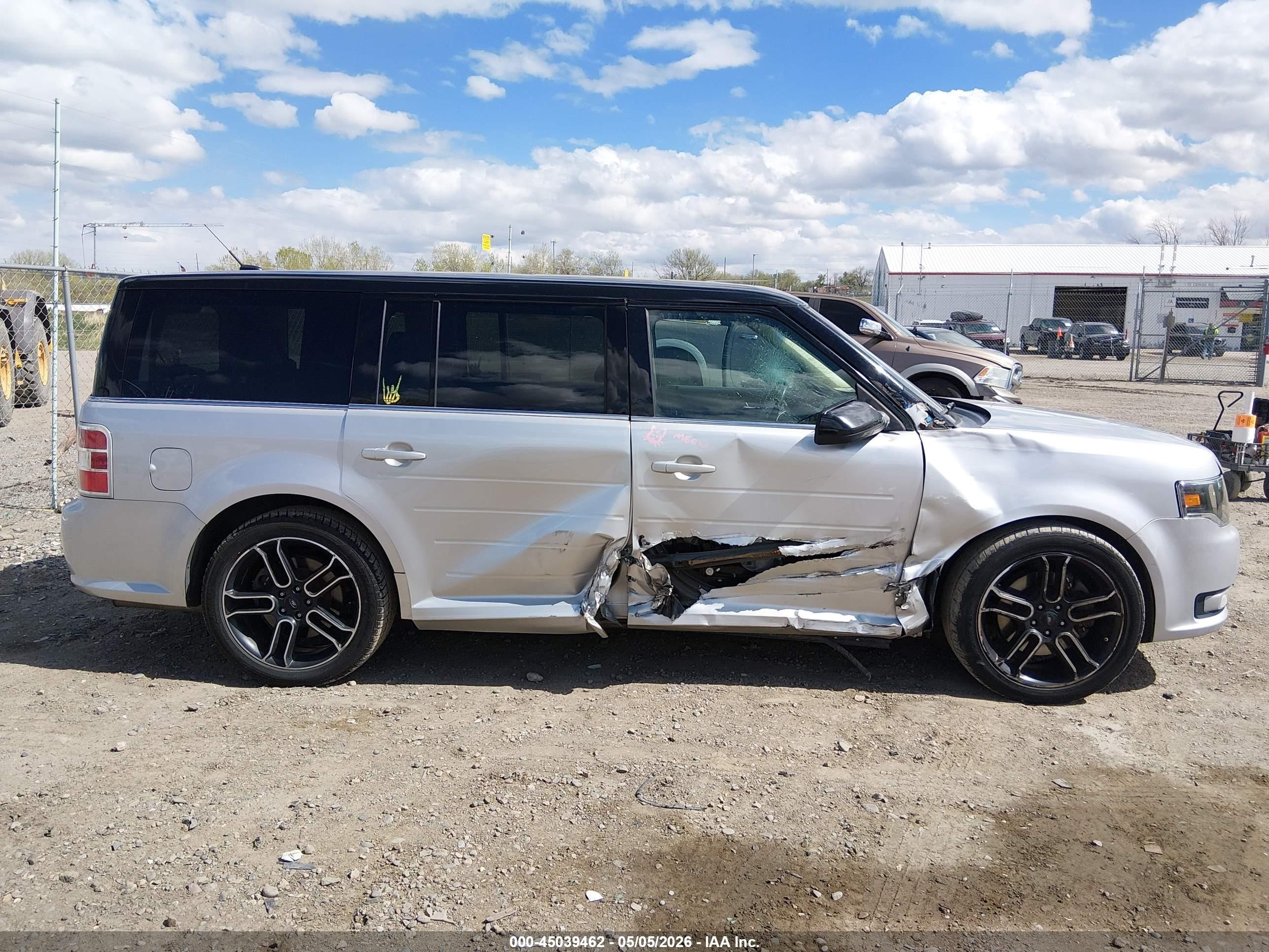 2014 Ford Flex Sel Серебряный vin: 2FMGK5C80EBD32352