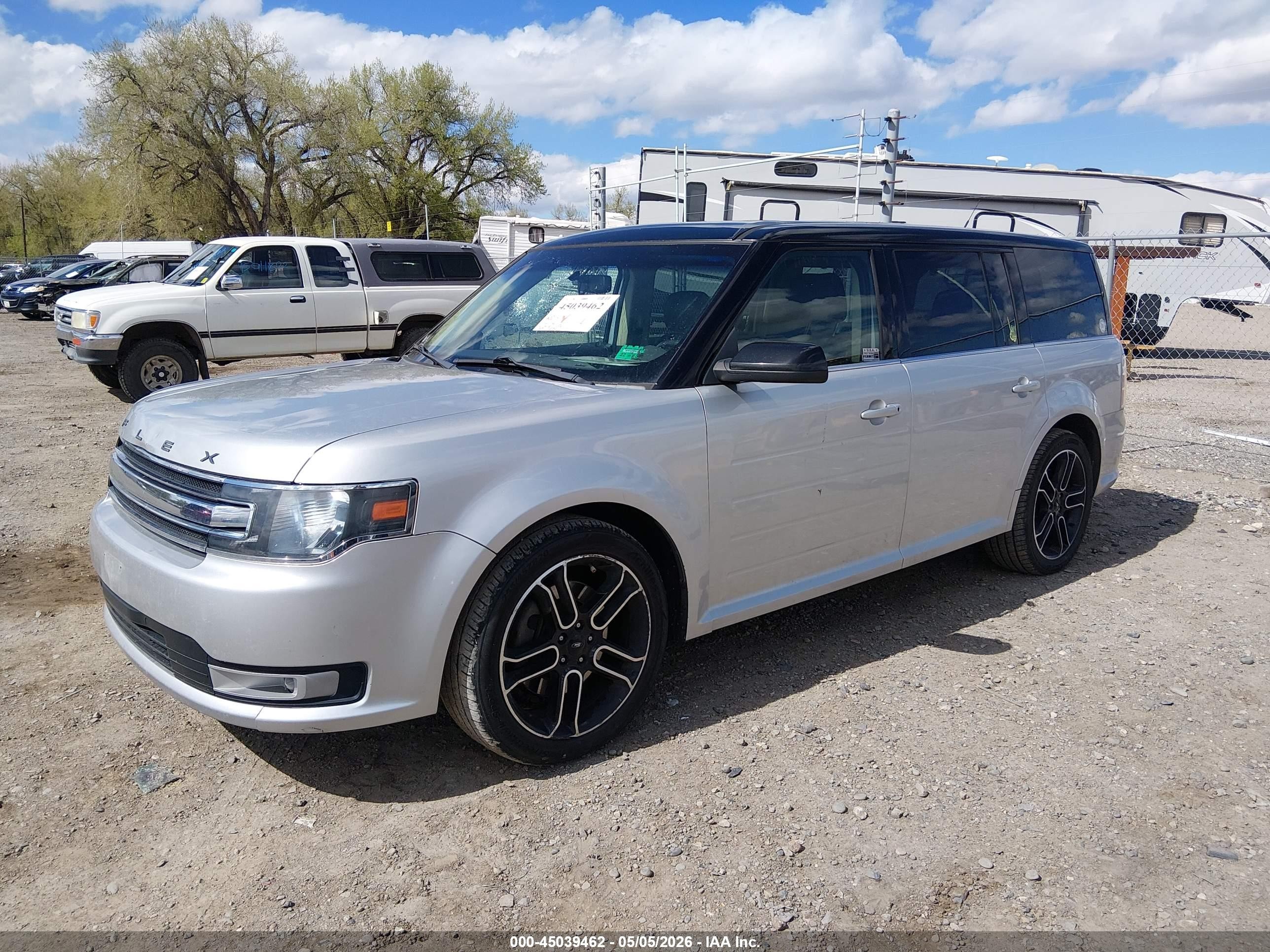 2014 Ford Flex Sel Серебряный vin: 2FMGK5C80EBD32352
