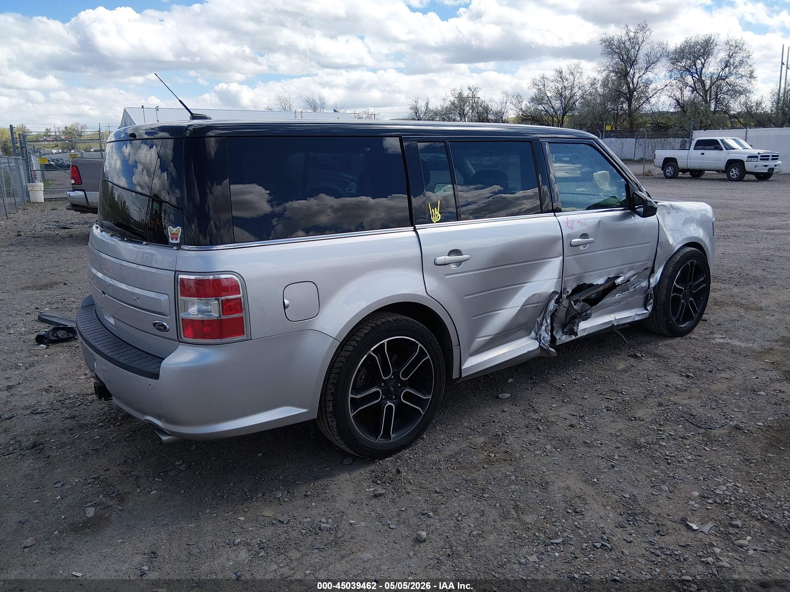2014 Ford Flex Sel Серебряный vin: 2FMGK5C80EBD32352