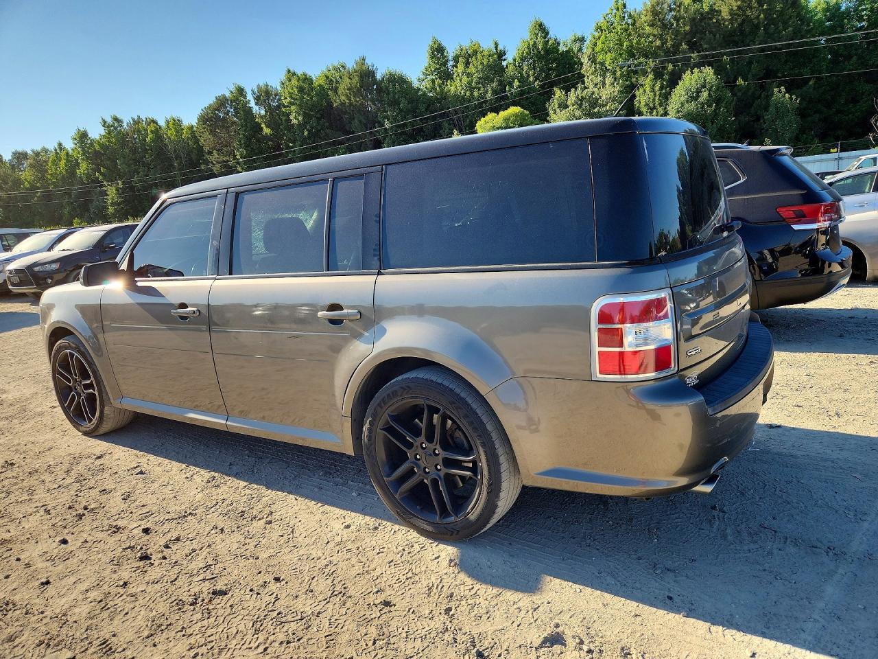 2014 Ford Flex Sel Brown vin: 2FMGK5C80EBD45201