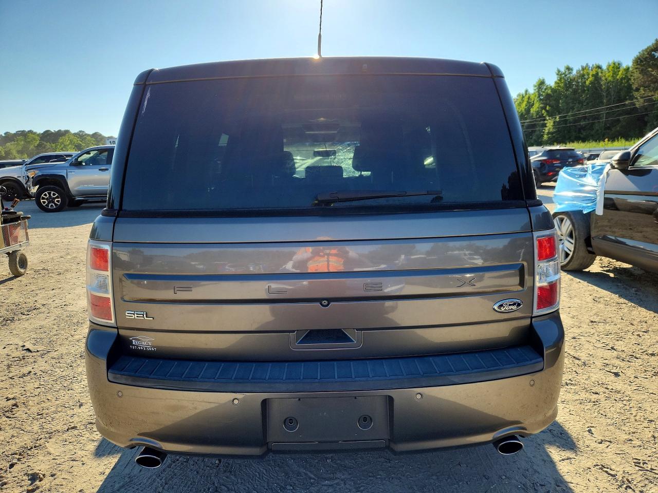2014 Ford Flex Sel Brown vin: 2FMGK5C80EBD45201